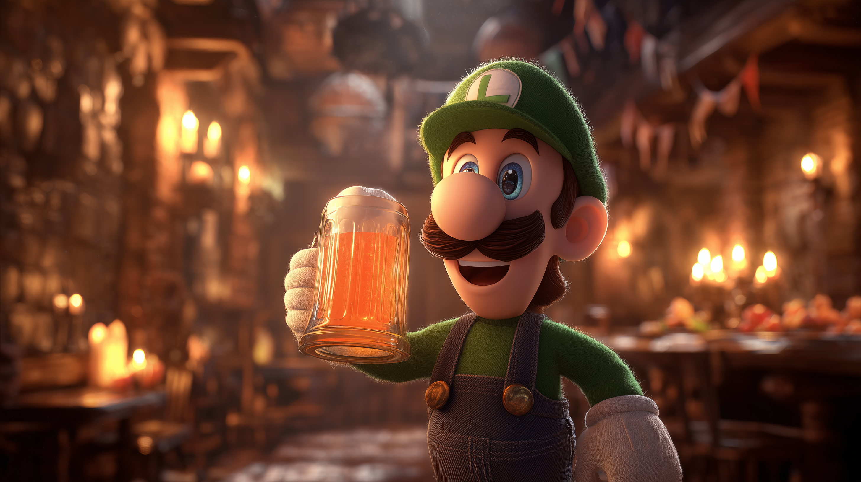 fond d'écran Luigi 5120x2880 téléchargement gratuit