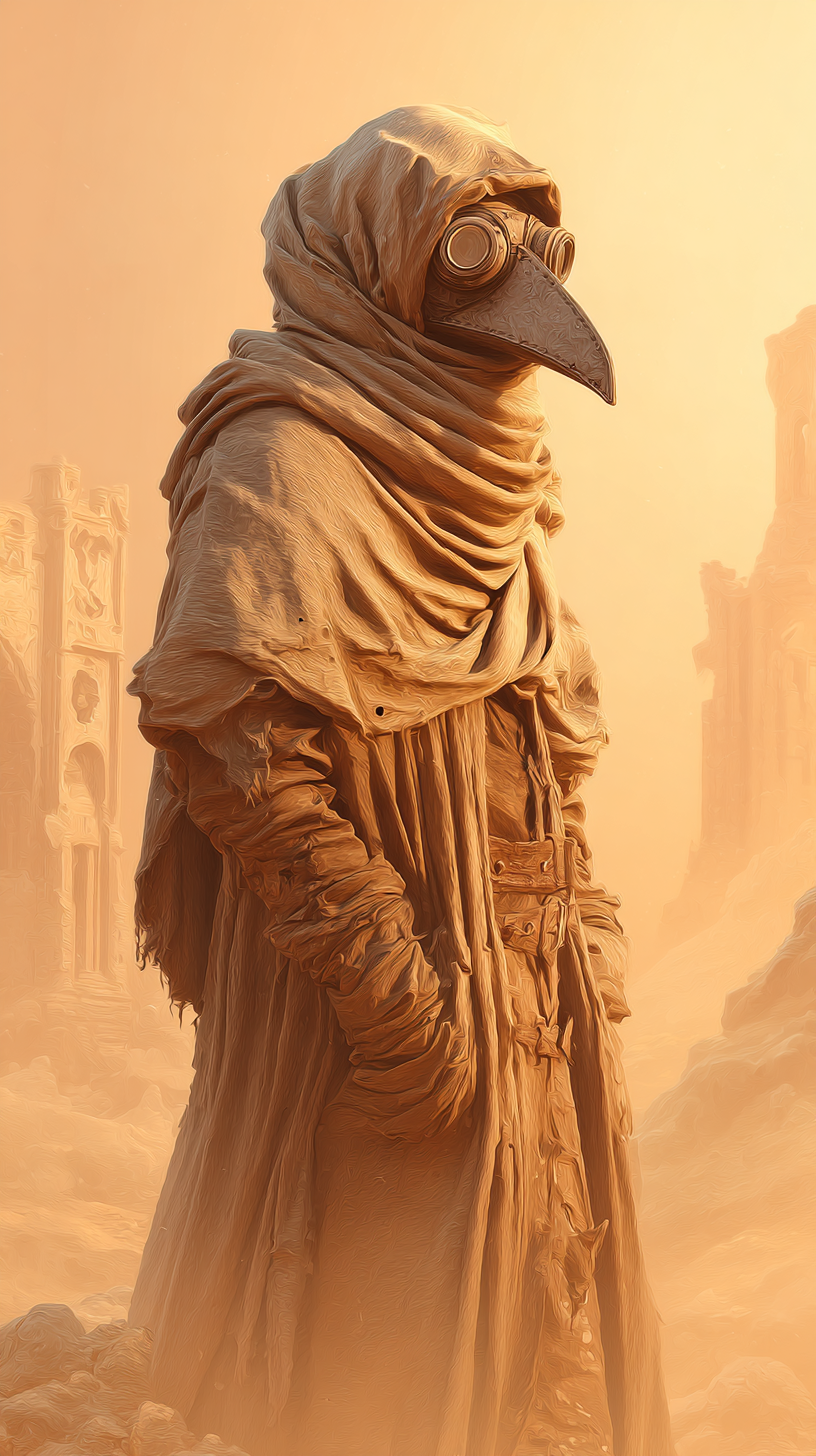 fond d'écran Plague doctor téléphone Huawei gratuit