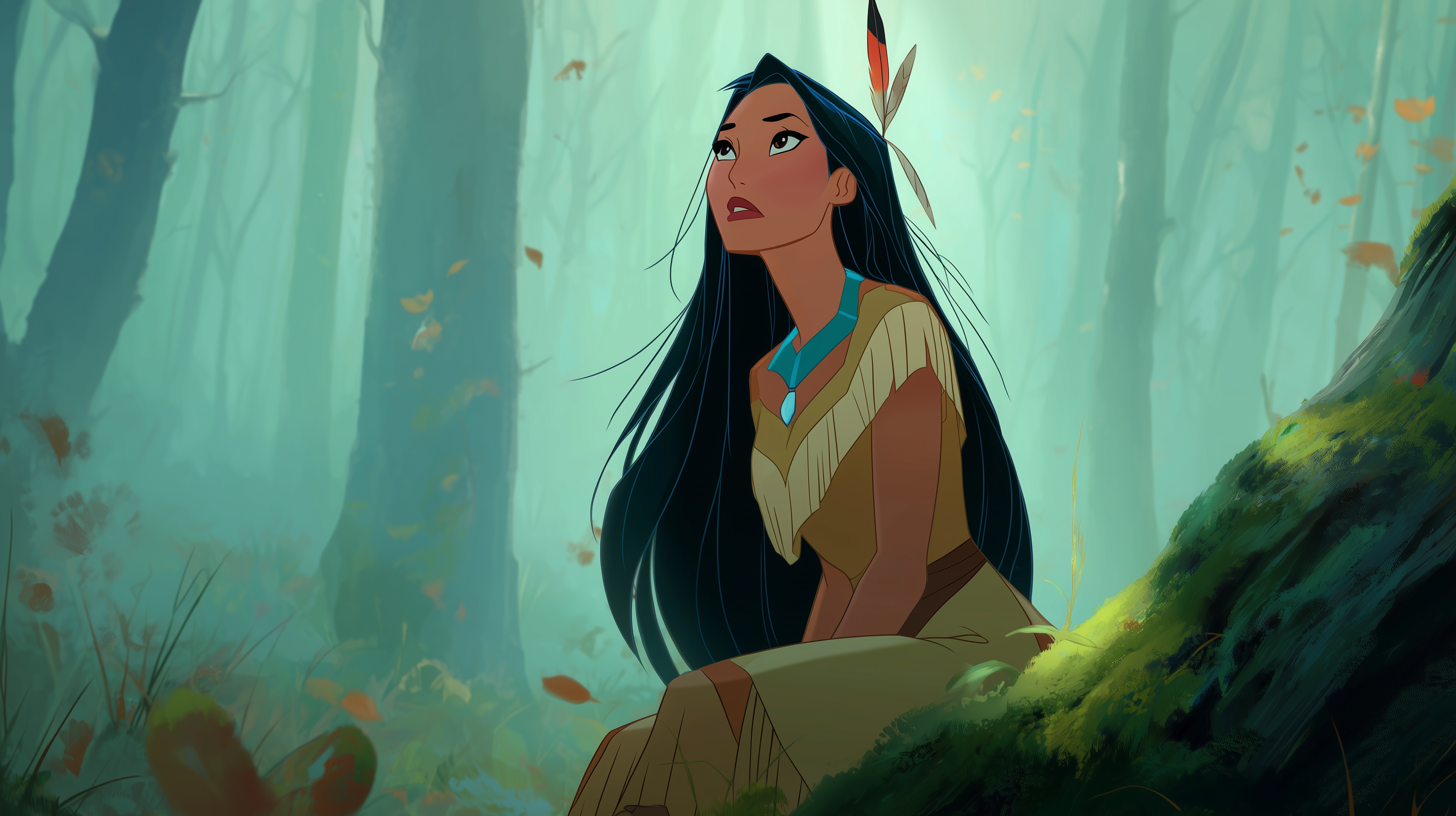 fond d'écran Pocahontas pc 4k ultra hd 1920x1080 téléchargement gratuit