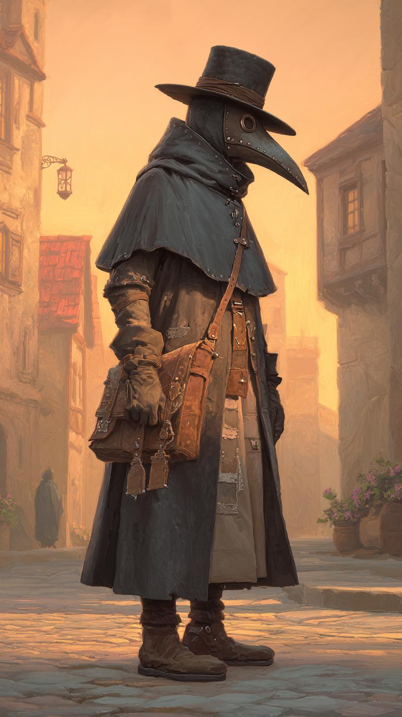 iphone fond d'écran Plague doctor télécharger gratuit