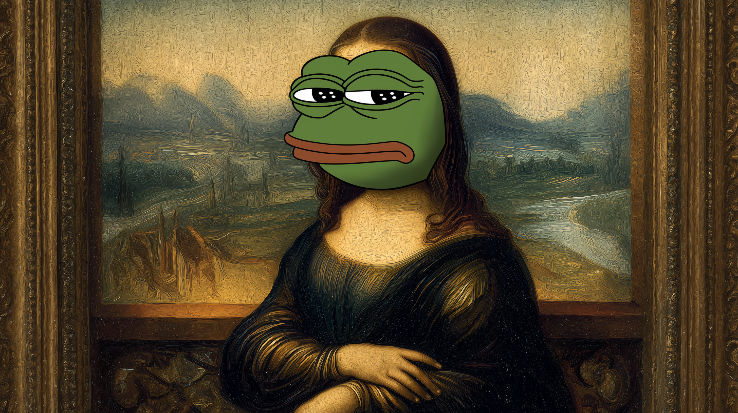 fond d'écran Pepe the Frog mac 4k téléchargement gratuit