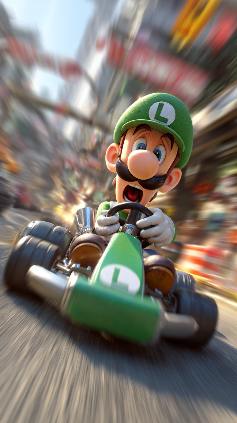 fond d'écran Luigi pour tablette android gratuit