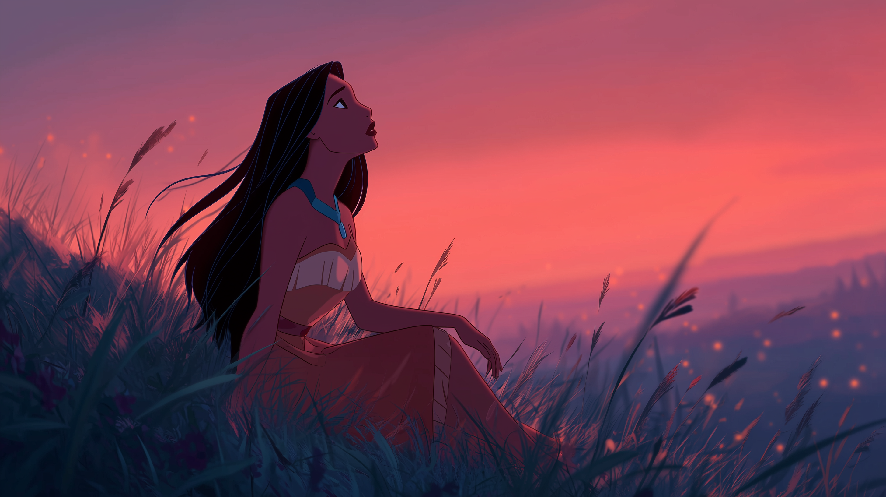 fond d'écran Pocahontas windows xp téléchargement gratuit