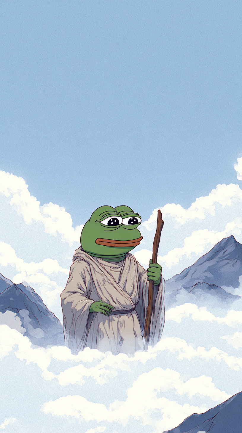 fond d'écran Pepe the Frog iphone 14 pro max gratuit