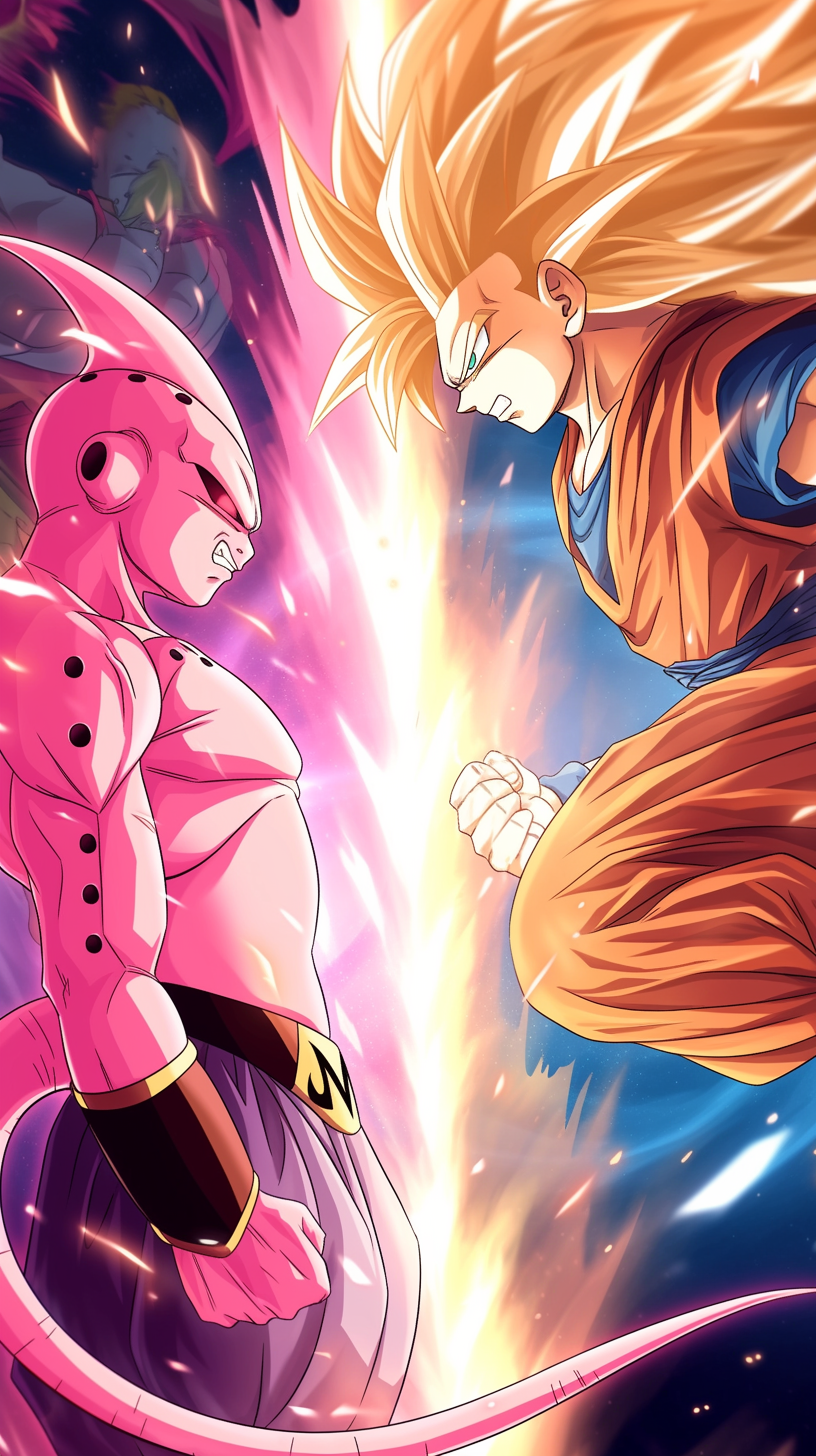 fond d'écran Majin Buu iphone 14 pro max gratuit