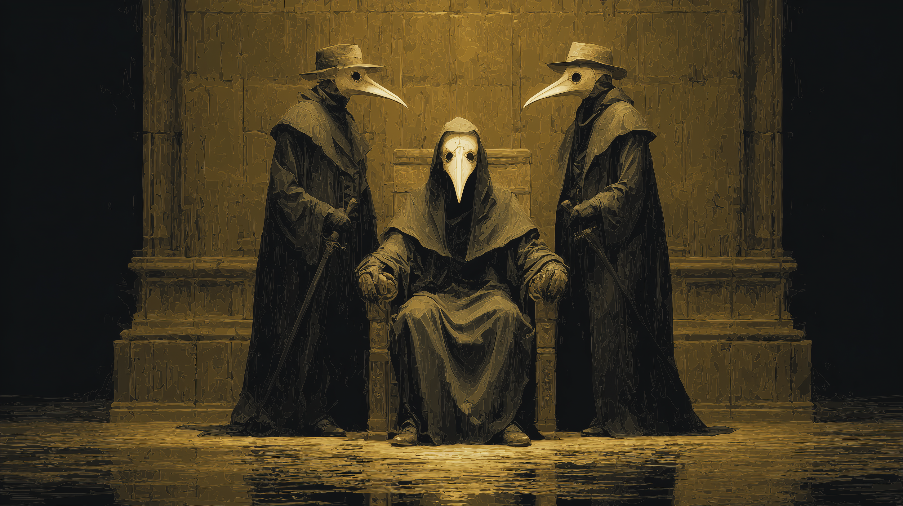 fond d'écran Plague doctor 1440p téléchargement gratuit