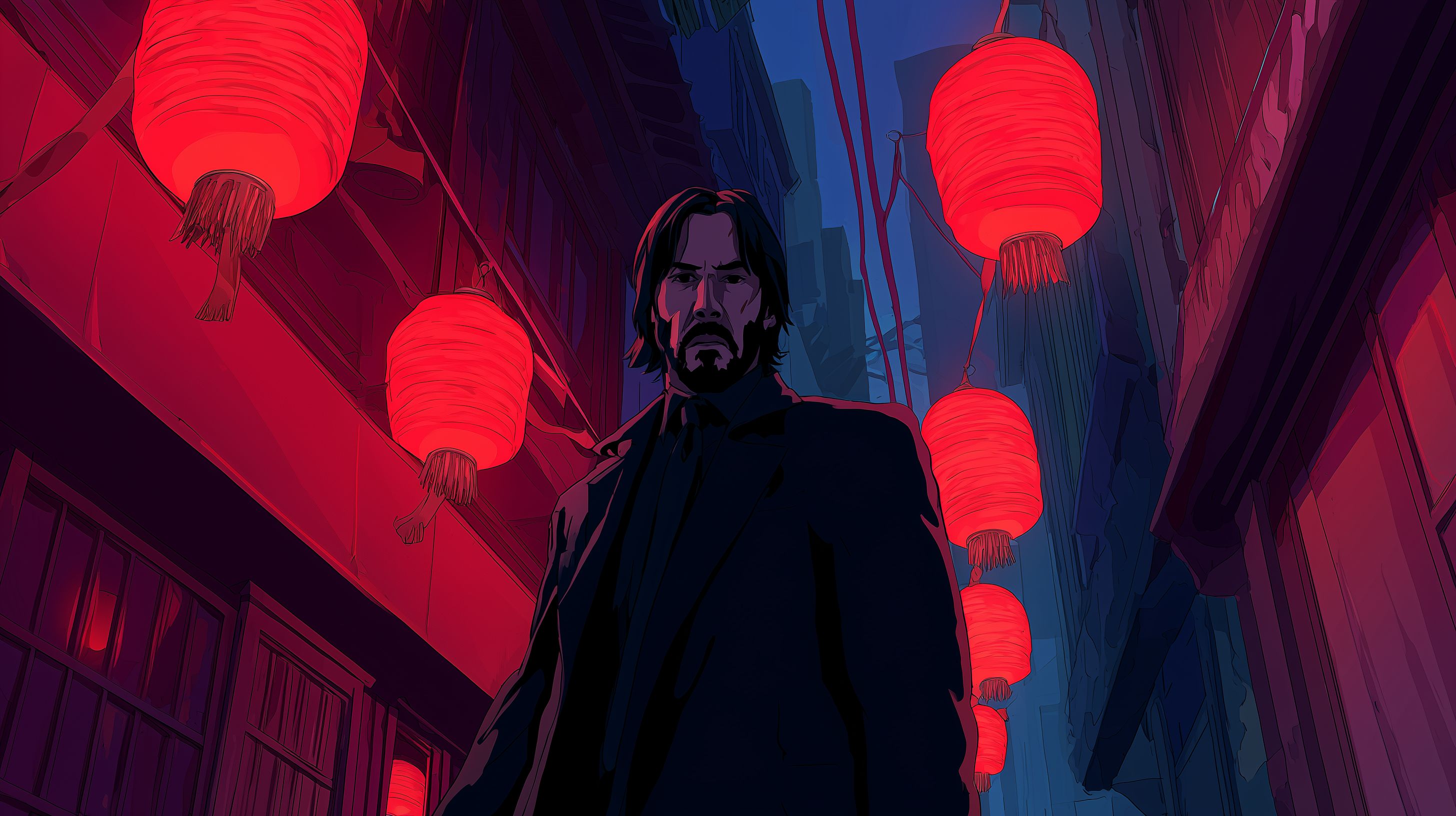 fond d'écran John Wick pc 4k téléchargement gratuit
