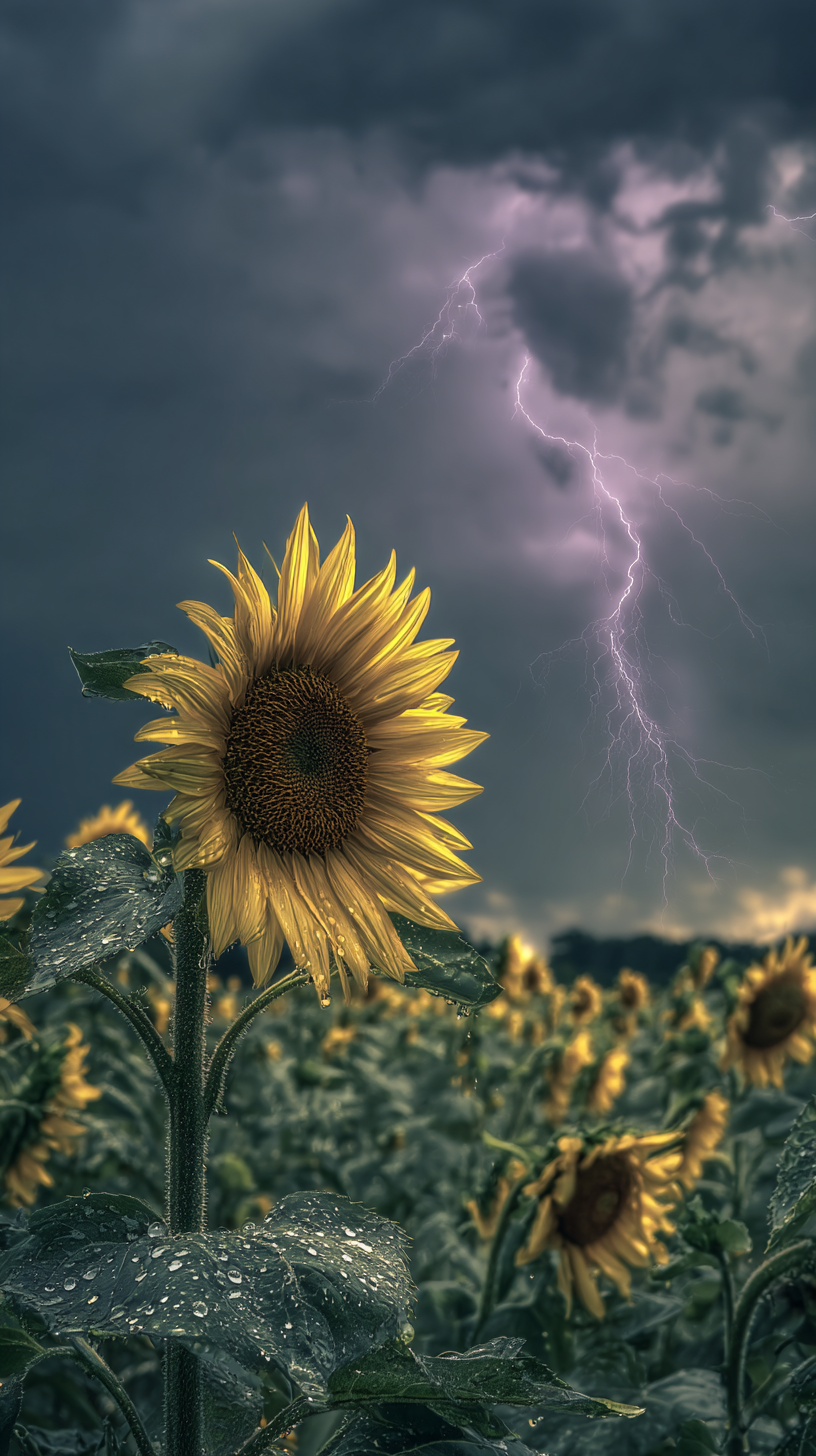 fond d'écran Tournesol iphone 14 gratuit