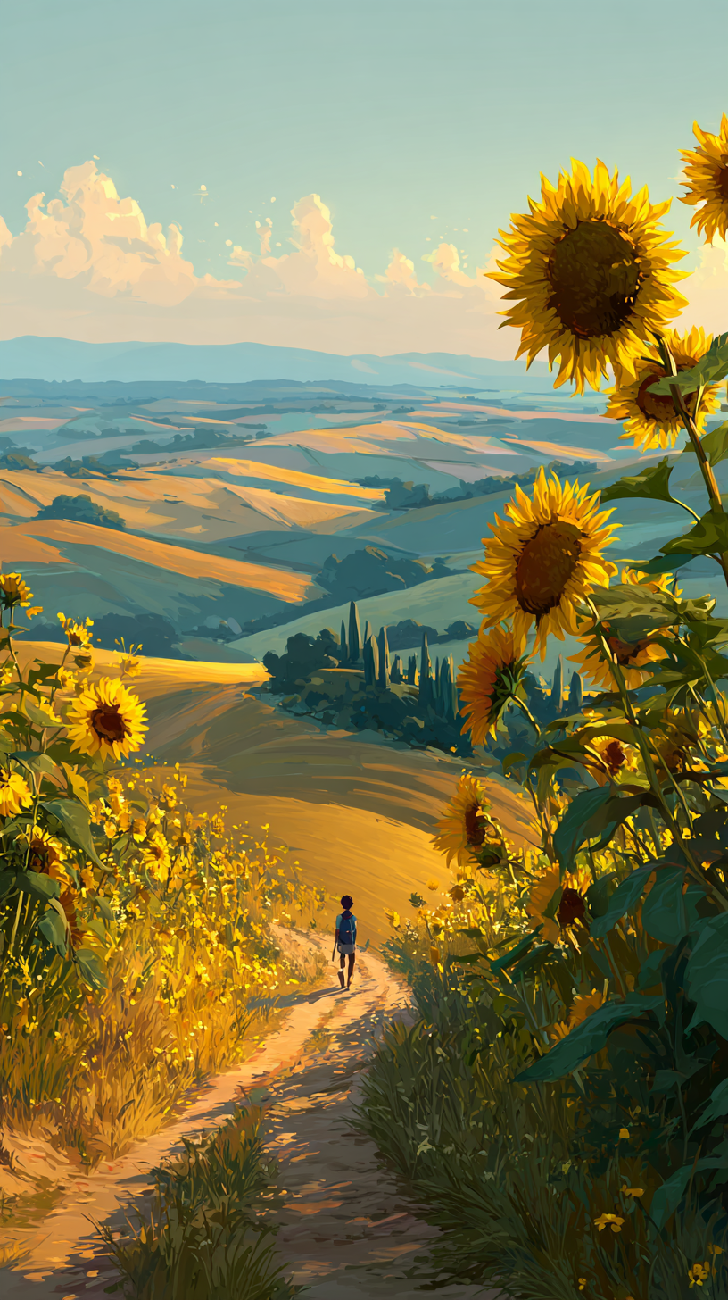 fond d'écran Tournesol 4k iphone télécharger gratuit