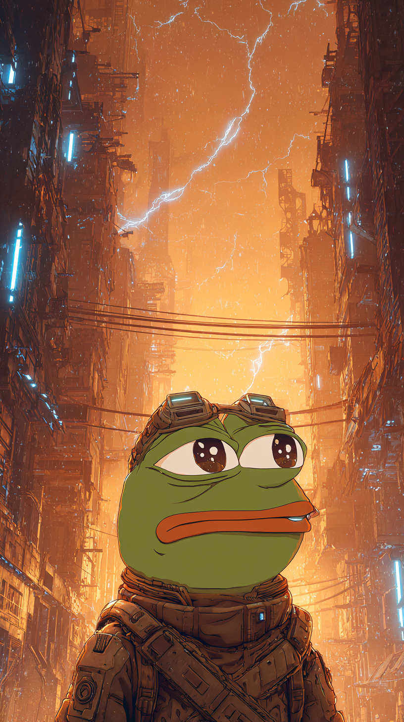 fond d'écran Pepe the Frog pour iphone gratuit