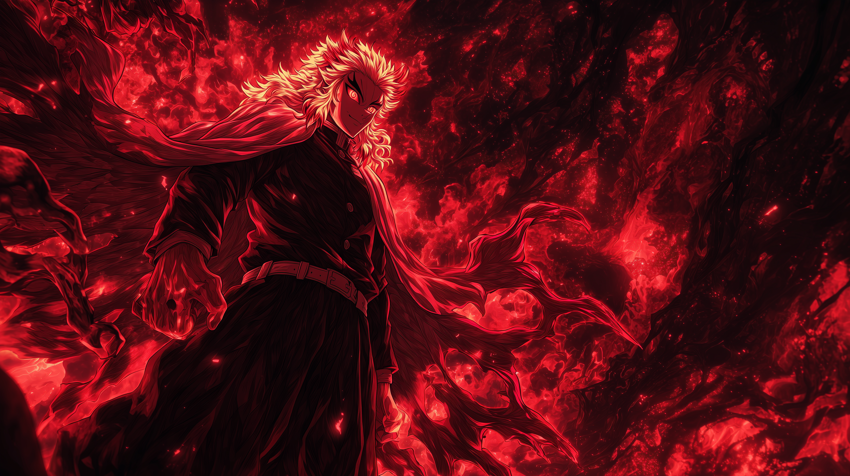 fond d'écran Rengoku Kyoujurou ultra large téléchargement gratuit