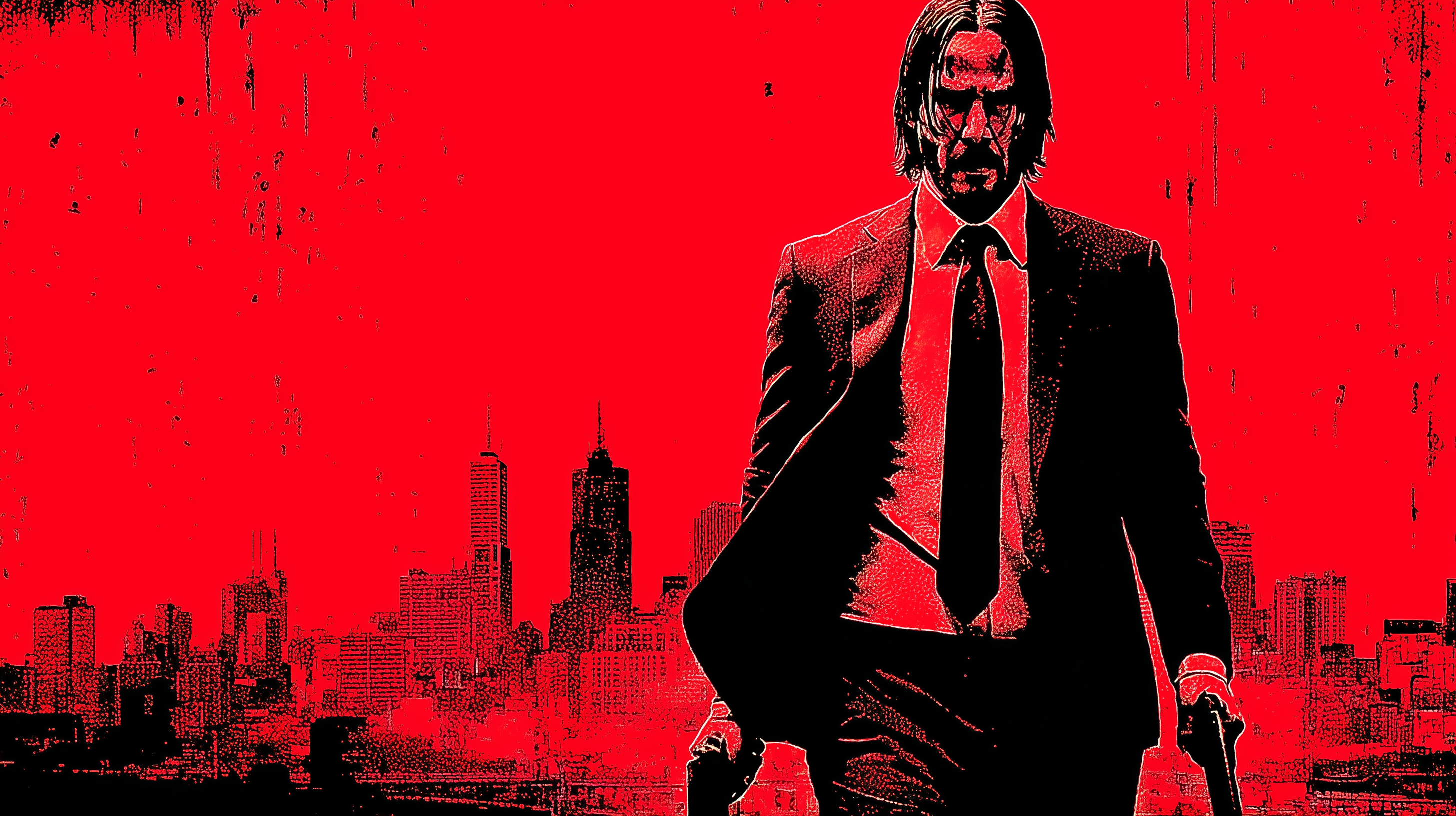 fond d'écran John Wick 2560x1440 téléchargement gratuit