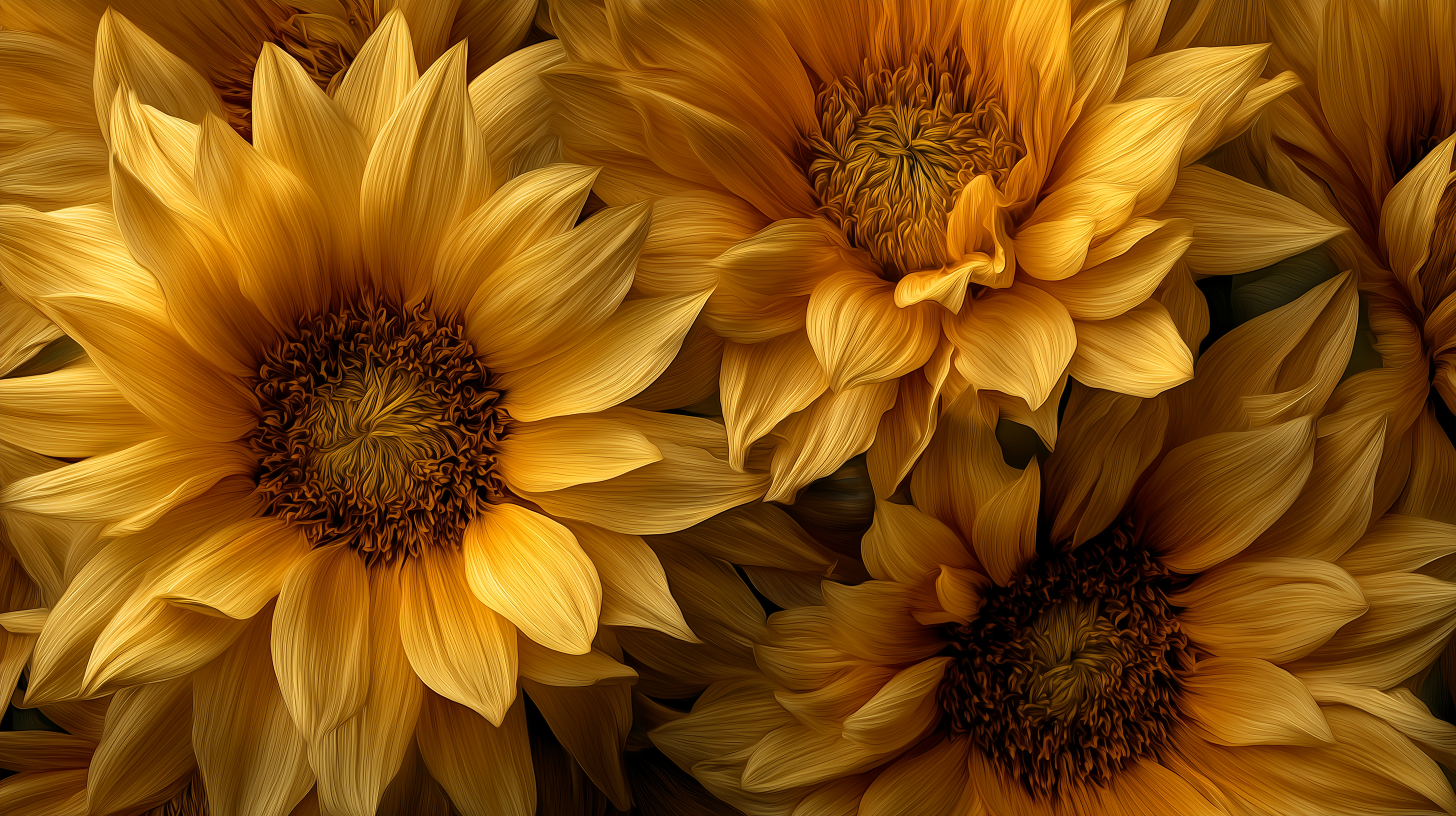 fond d'écran Tournesol windows 4k téléchargement gratuit