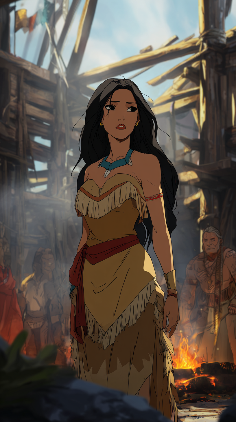 iphone fond d'écran Pocahontas gratuit
