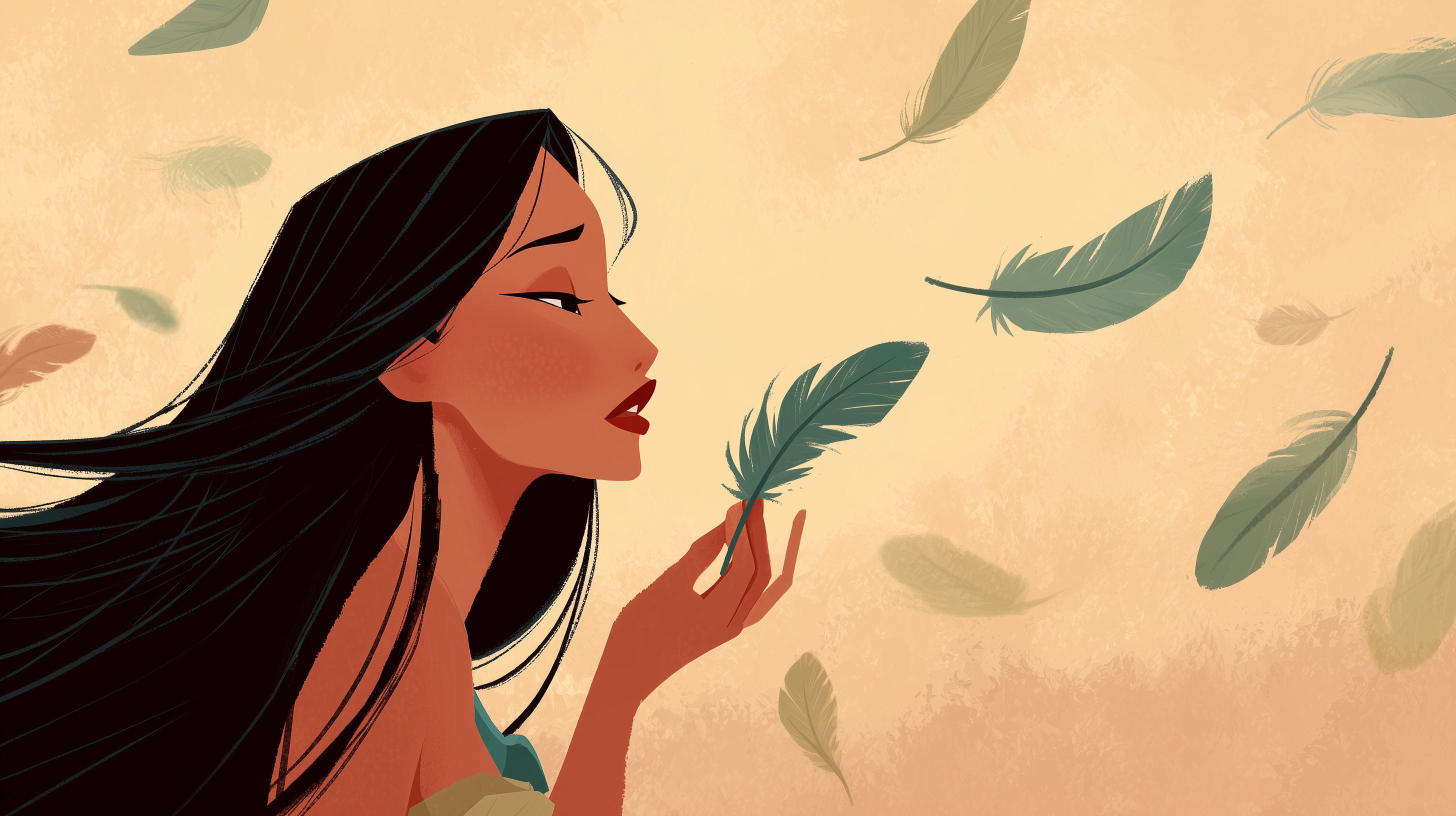 fond d'écran Pocahontas hp windows 10 téléchargement gratuit