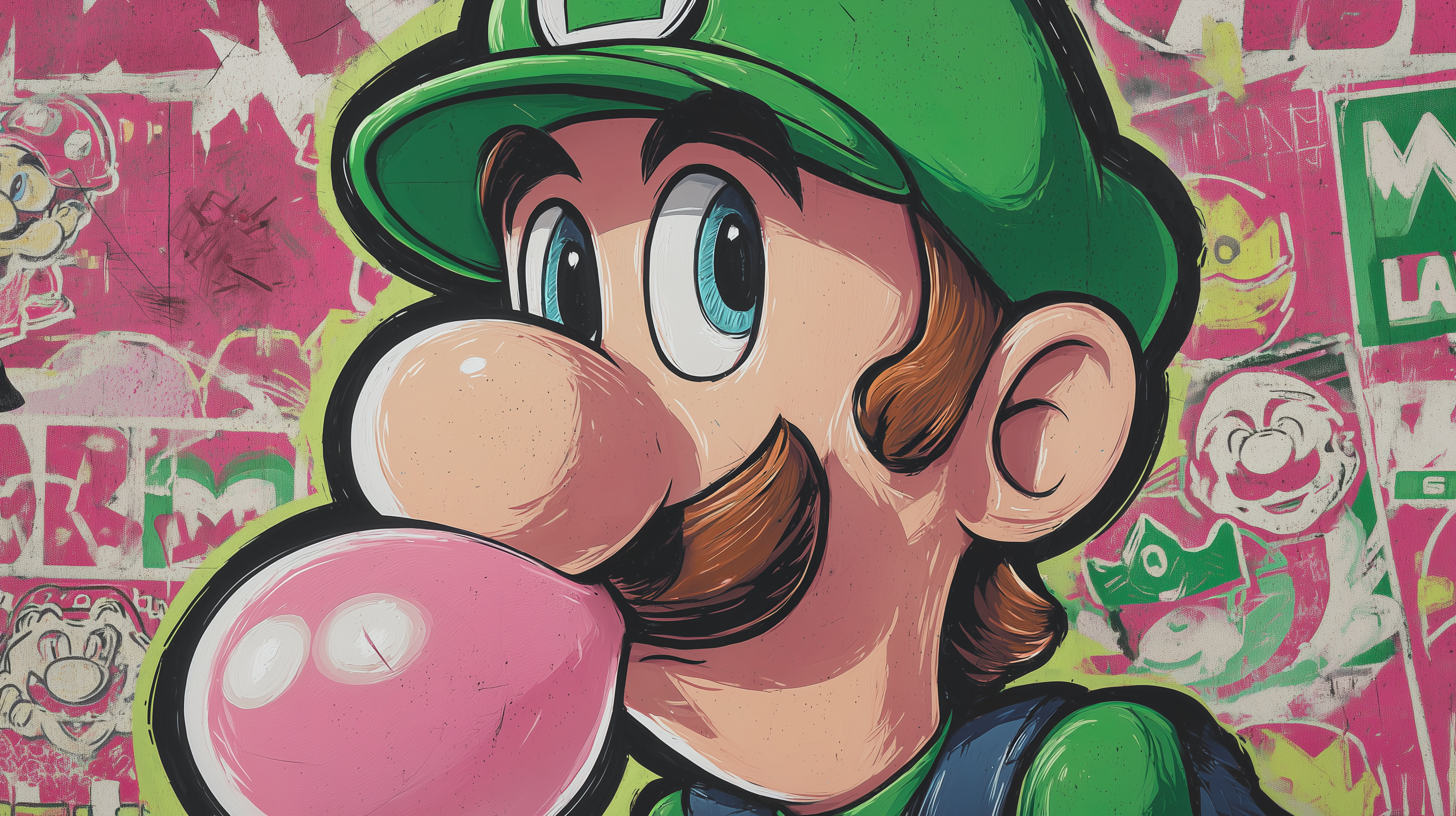fond d'écran Luigi pc 3440x1440 téléchargement gratuit