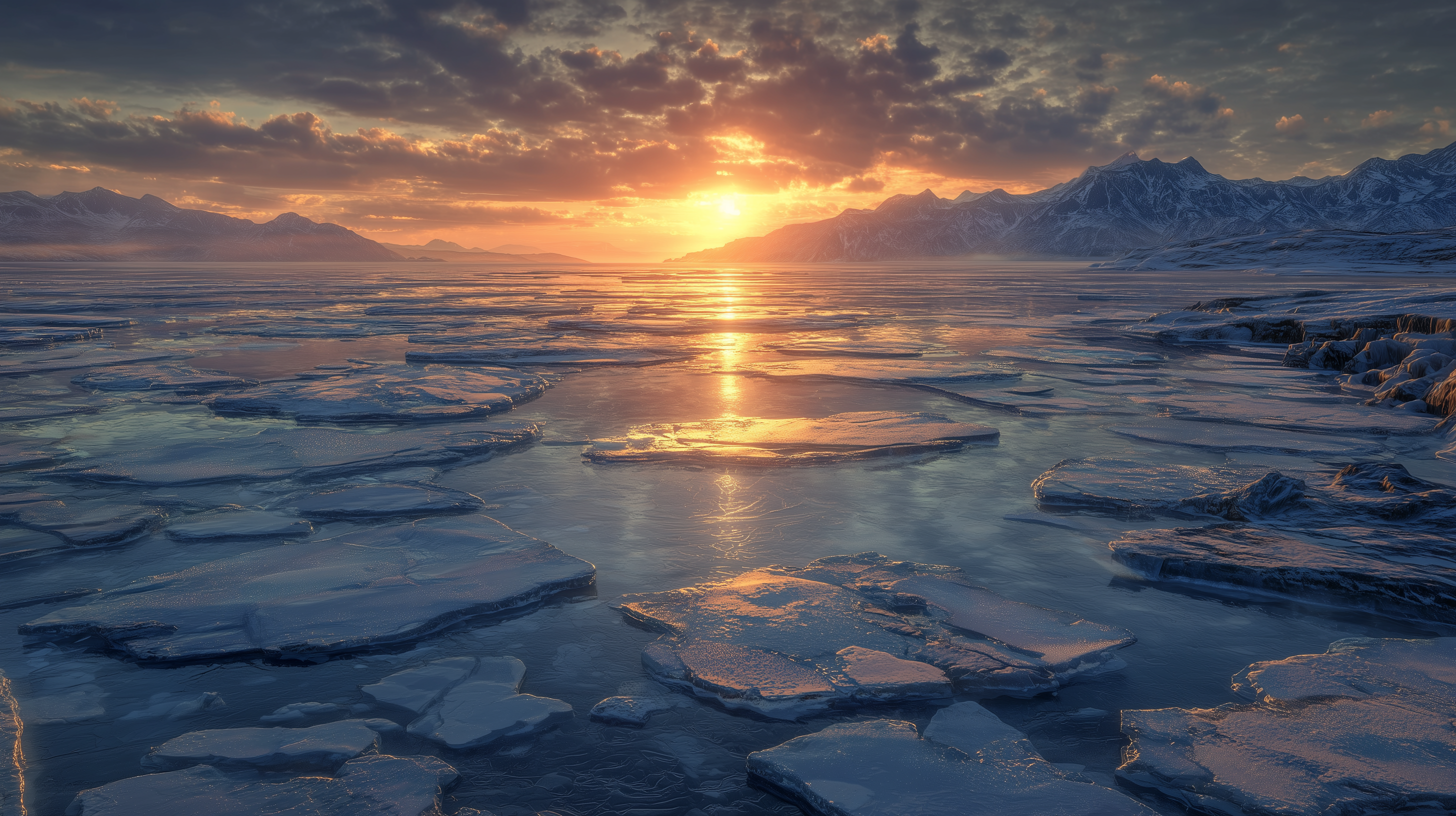 fond d'écran Lac 16:9 téléchargement gratuit