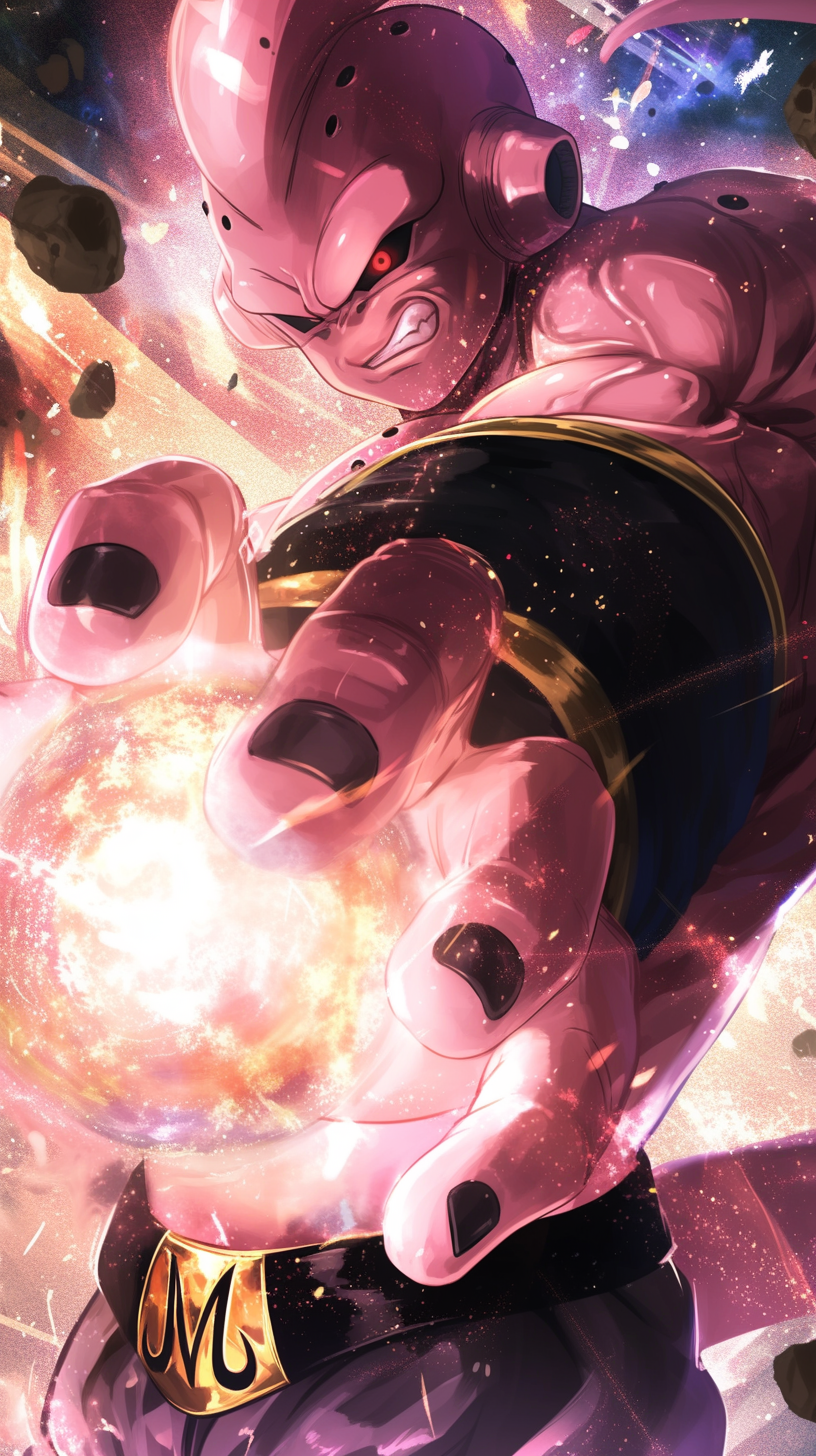 fond d'écran Majin Buu iphone 8 télécharger gratuit