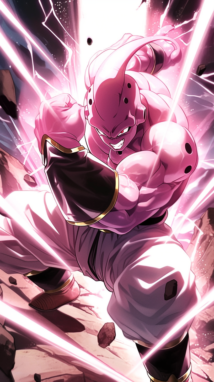 fond d'écran Majin Buu iphone 15 télécharger gratuit