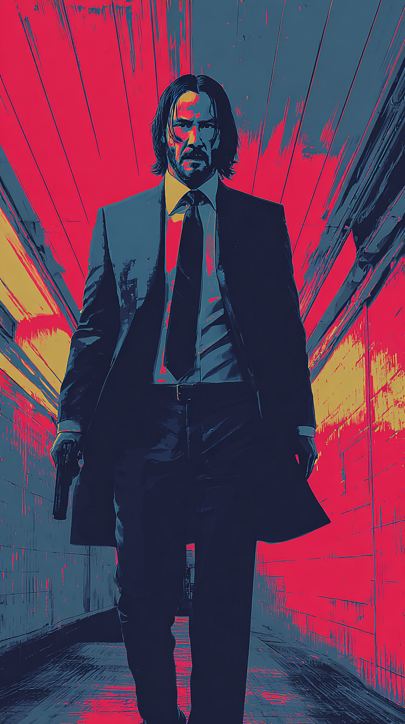 fond d'écran John Wick iphone 14 pro max gratuit