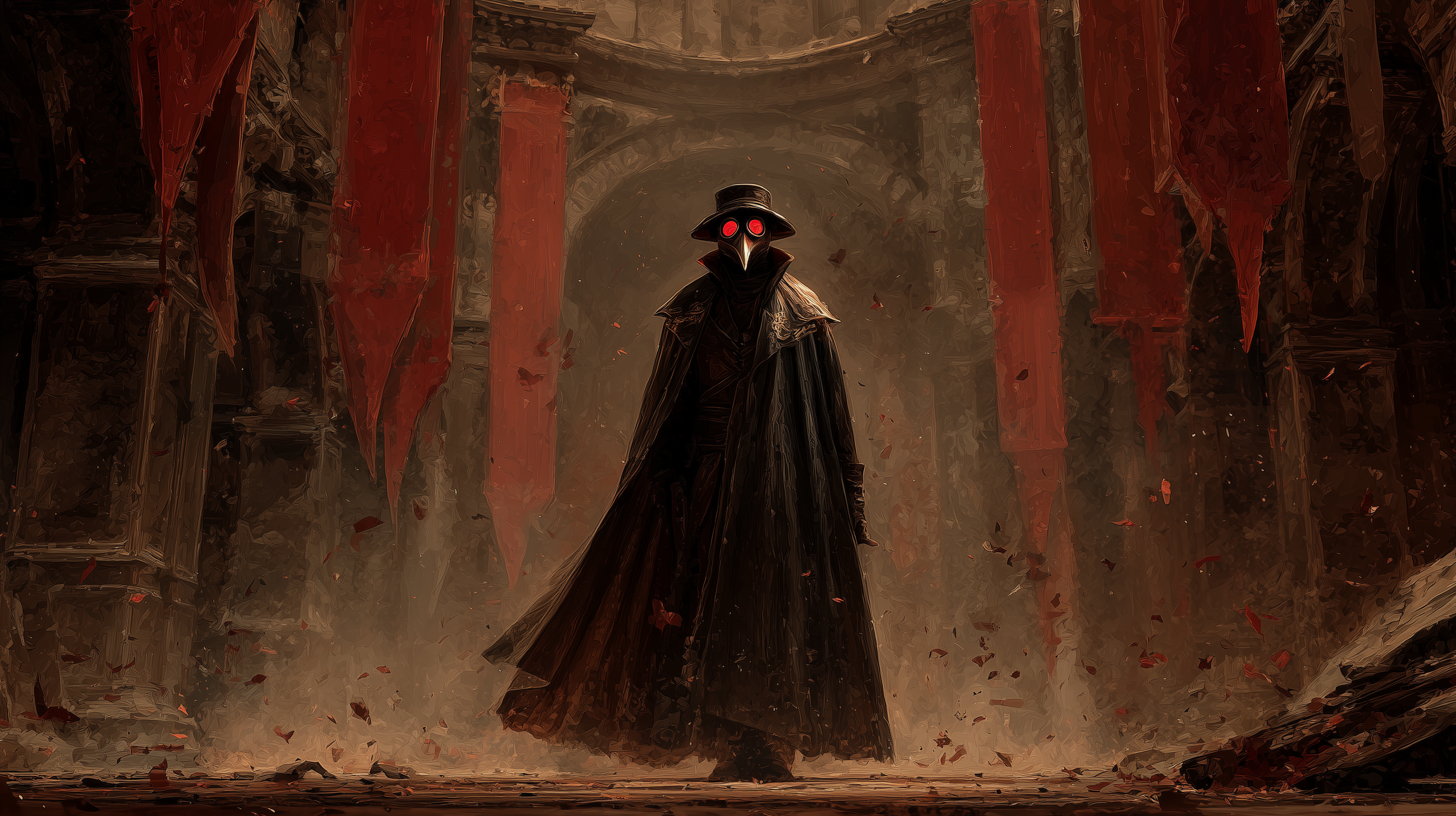 fond d'écran Plague doctor dell téléchargement gratuit