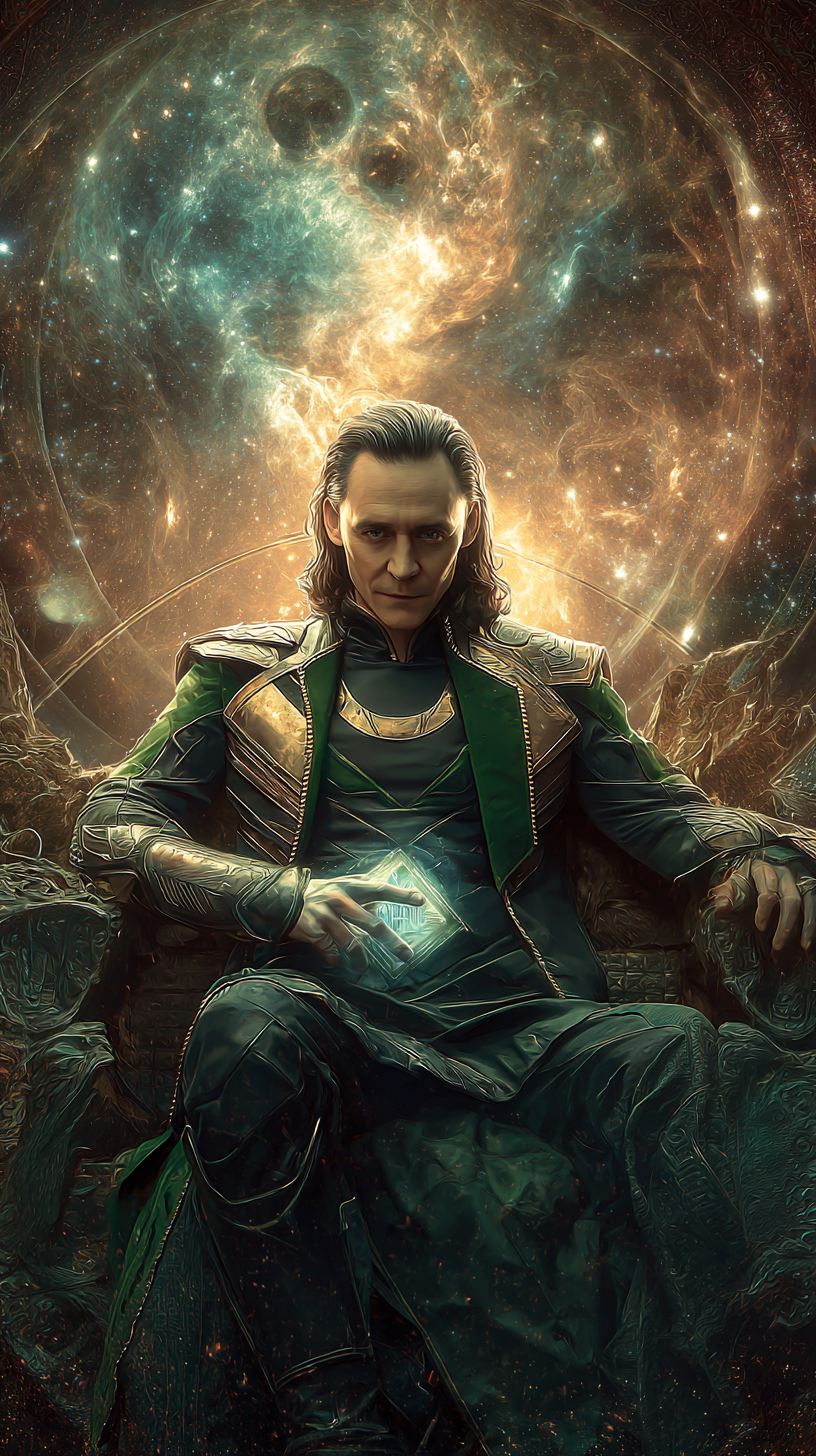 fond d'écran Loki iphone 15 pro gratuit