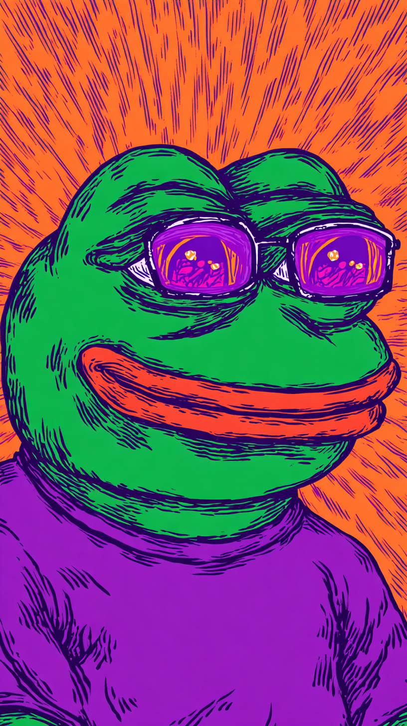 fond d'écran Pepe the Frog iphone x gratuit