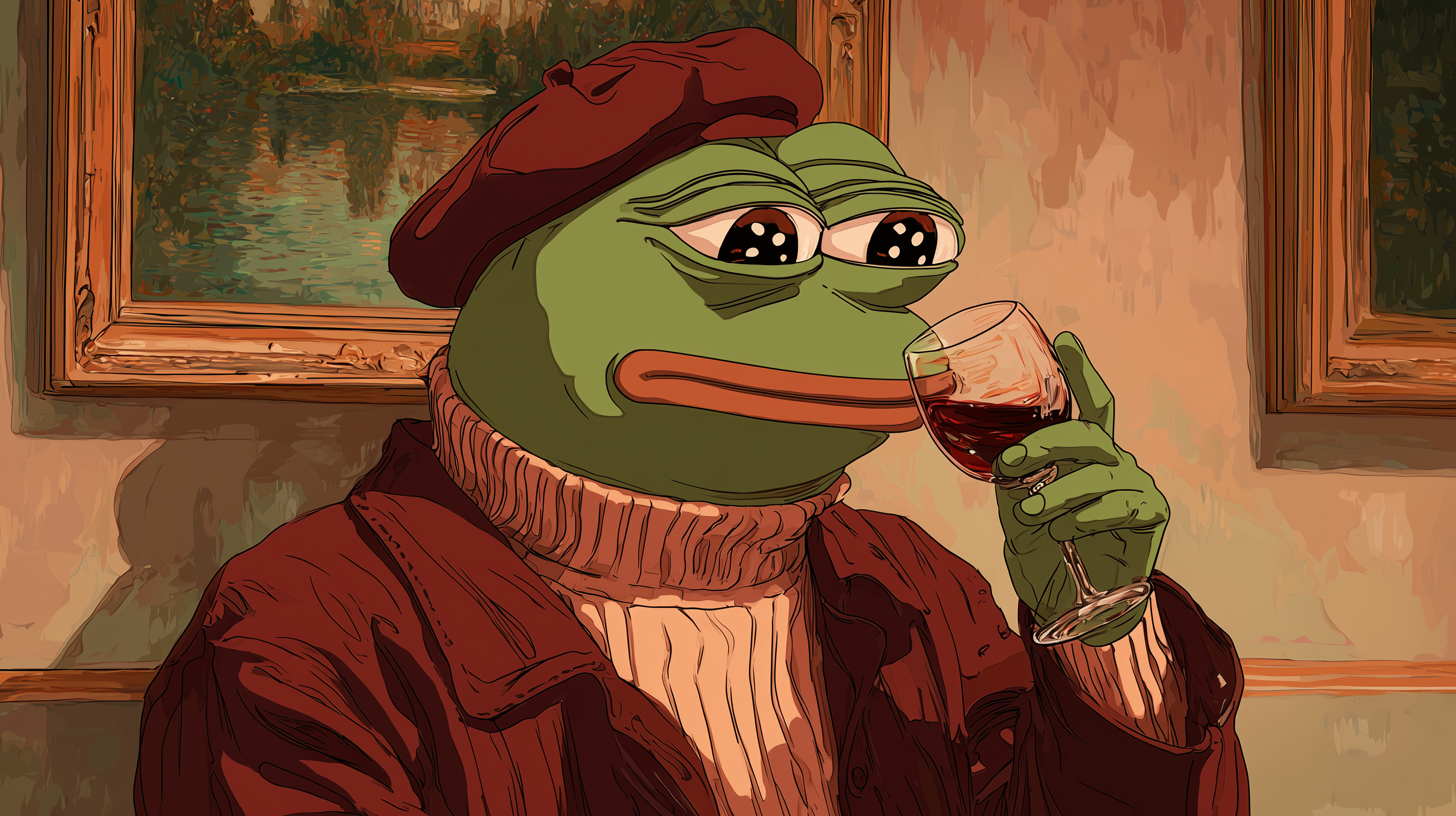 fond d'écran Pepe the Frog 8k téléchargement gratuit