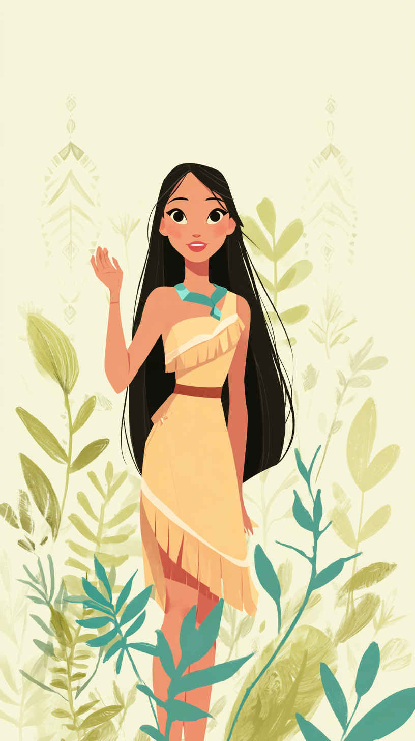 fond d'écran Pocahontas iphone x gratuit