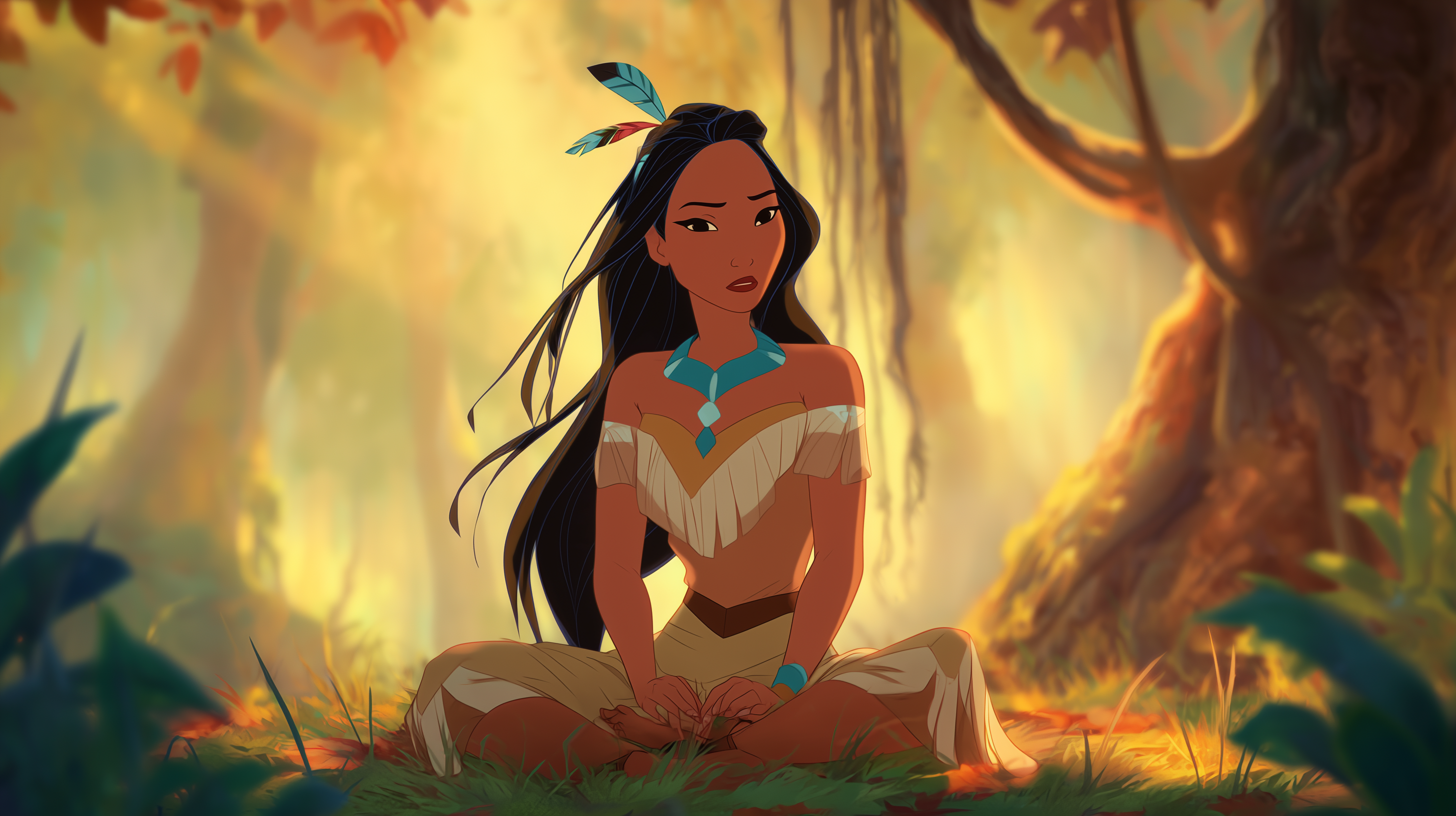 fond d'écran Pocahontas apple mac téléchargement gratuit