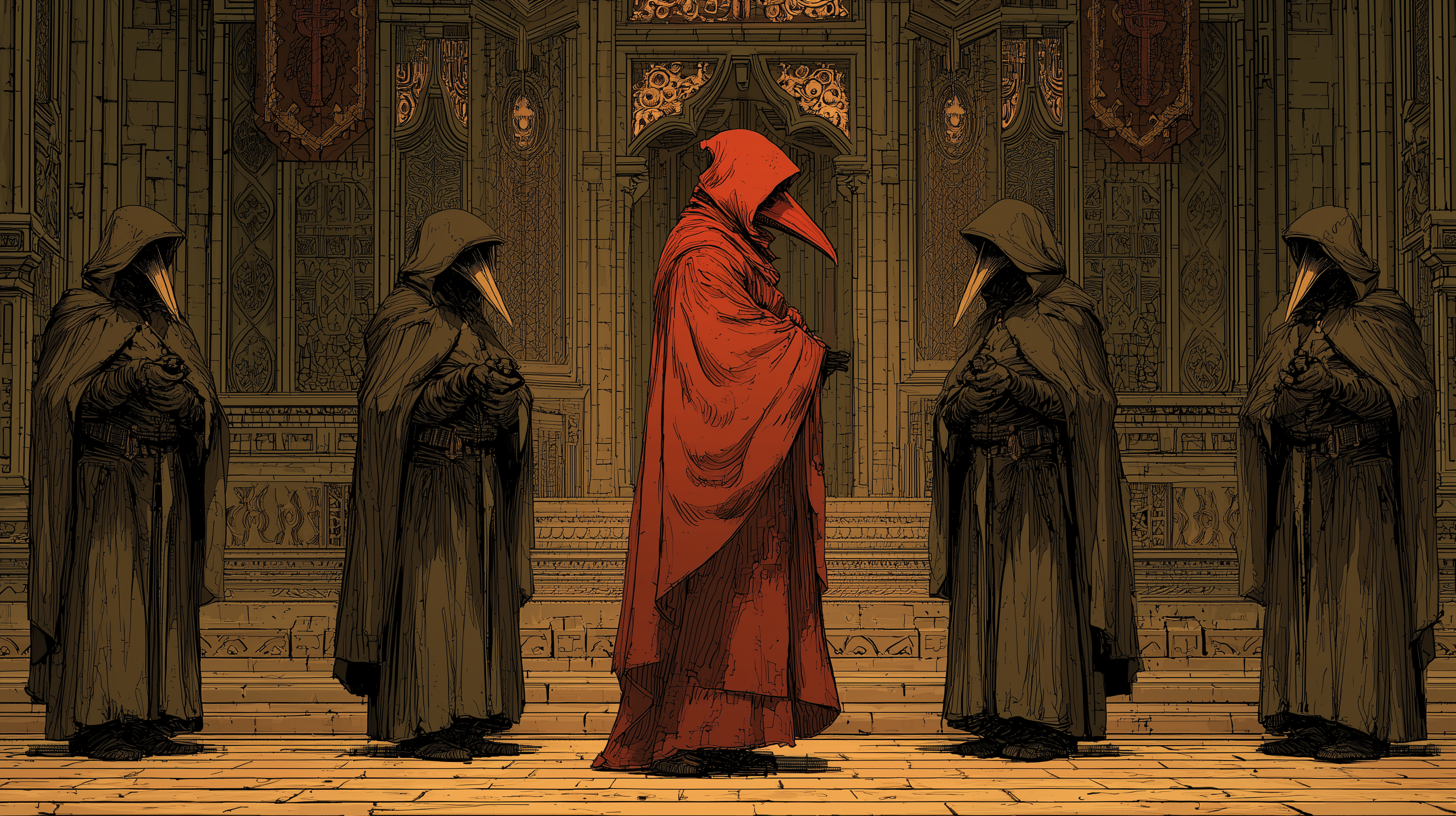fond d'écran Plague doctor Lenovo téléchargement gratuit