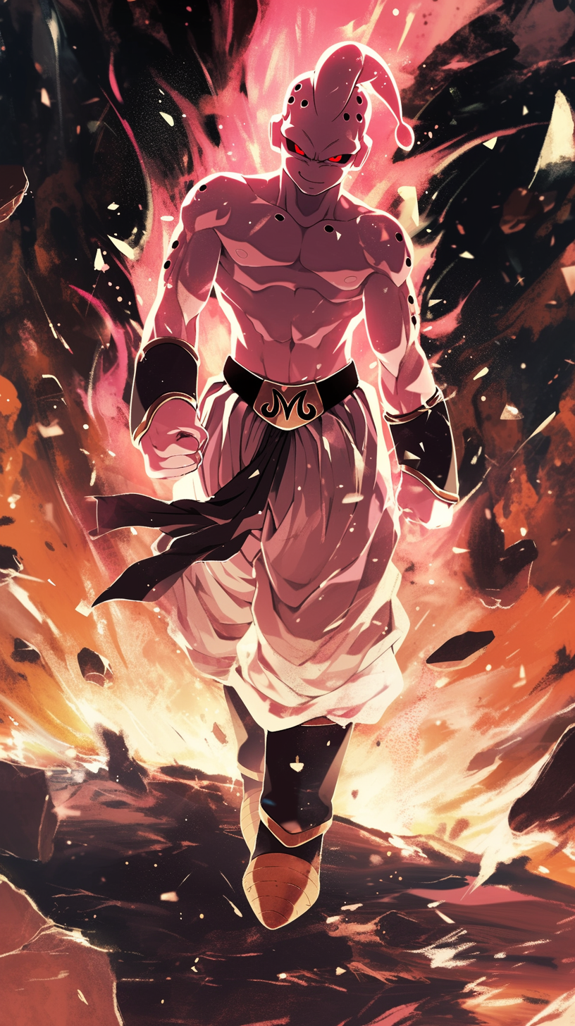 fond d'écran Majin Buu gratuit pour tablette android télécharger haute qualité