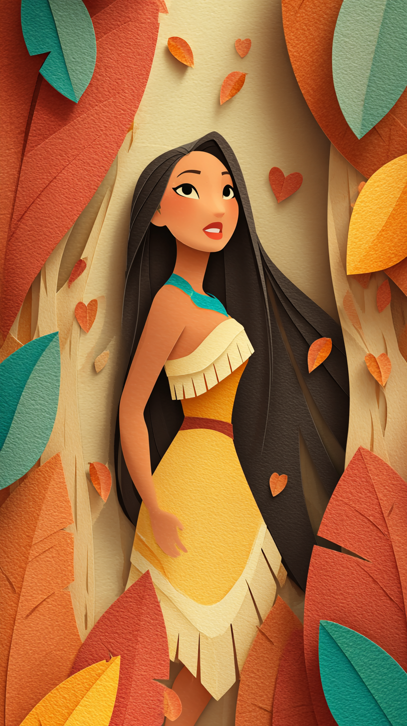 photo fond d'écran Pocahontas iphone gratuit