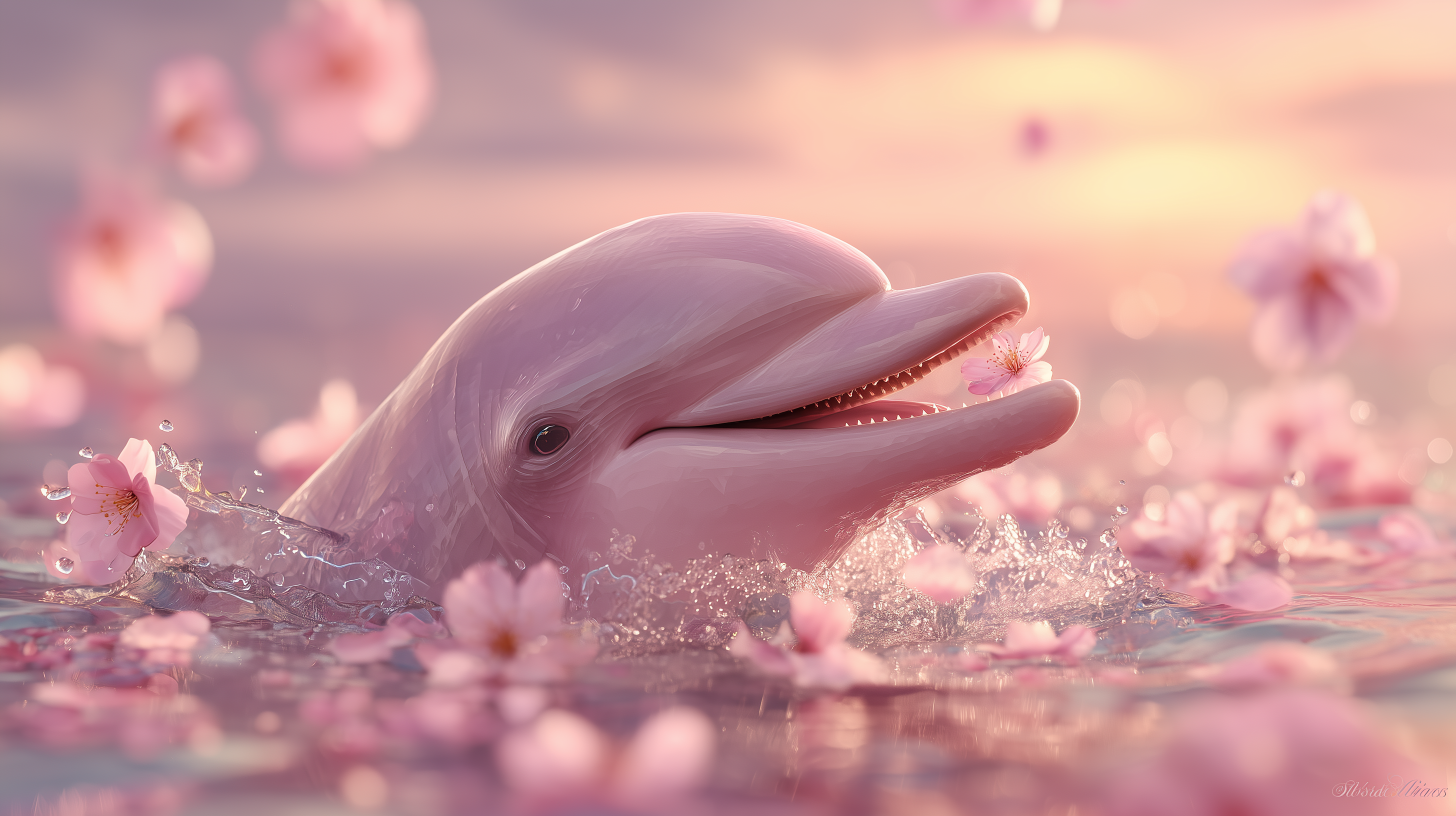 fond d'écran Dauphin 1920x1080 gratuit téléchargement gratuit