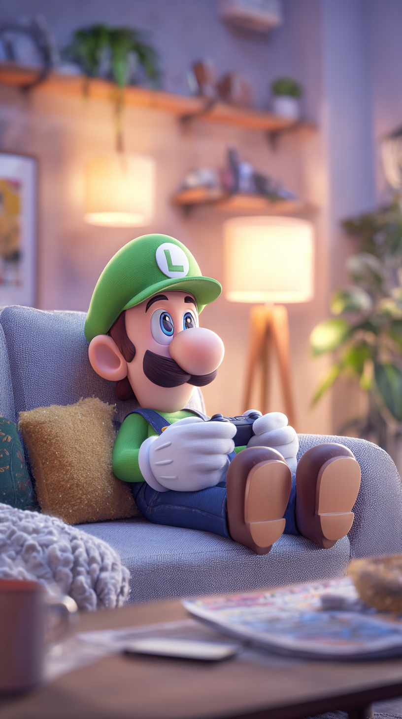 fond d'écran Luigi iphone original télécharger gratuit