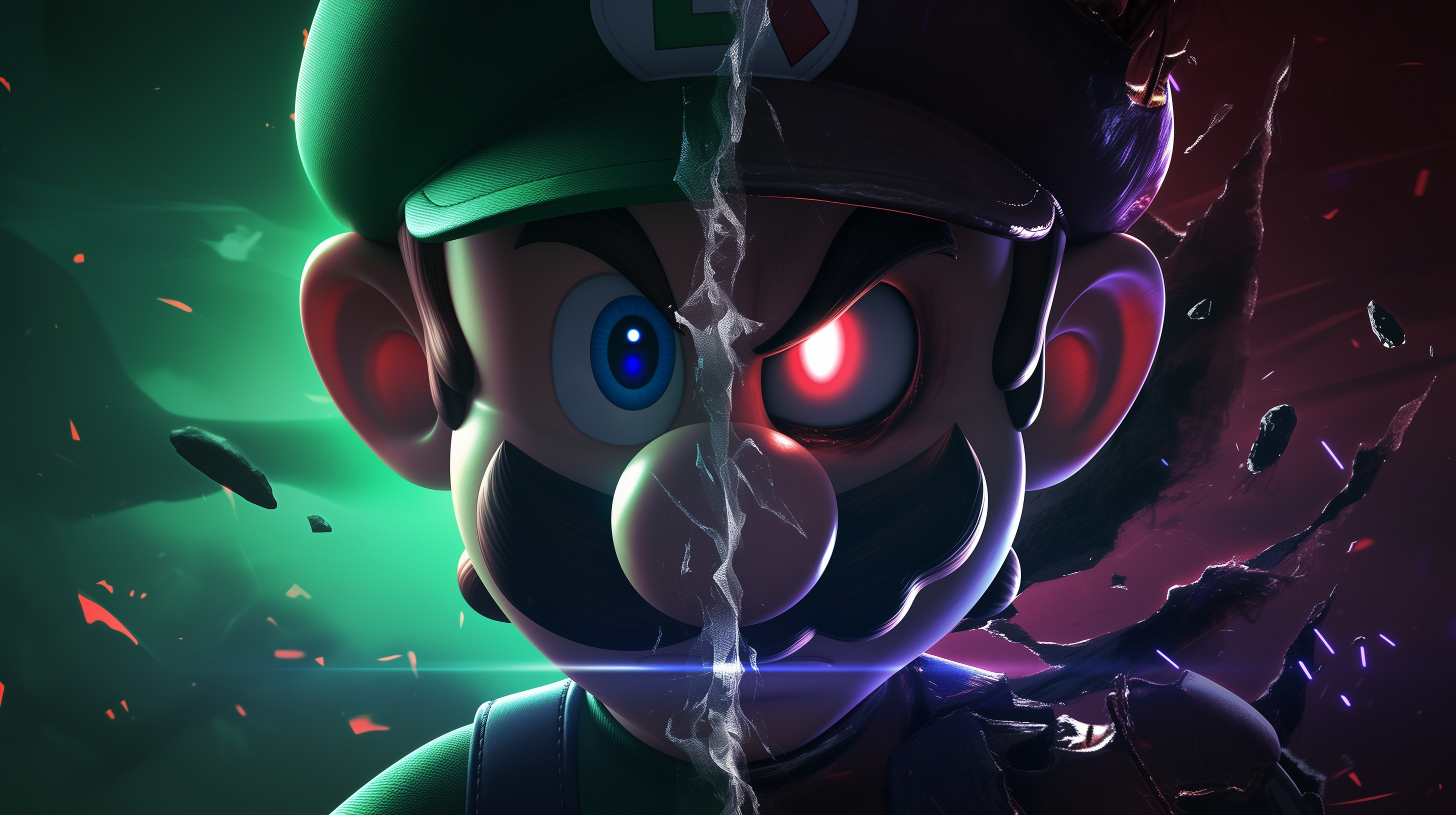 fond d'écran Luigi windows 4k téléchargement gratuit