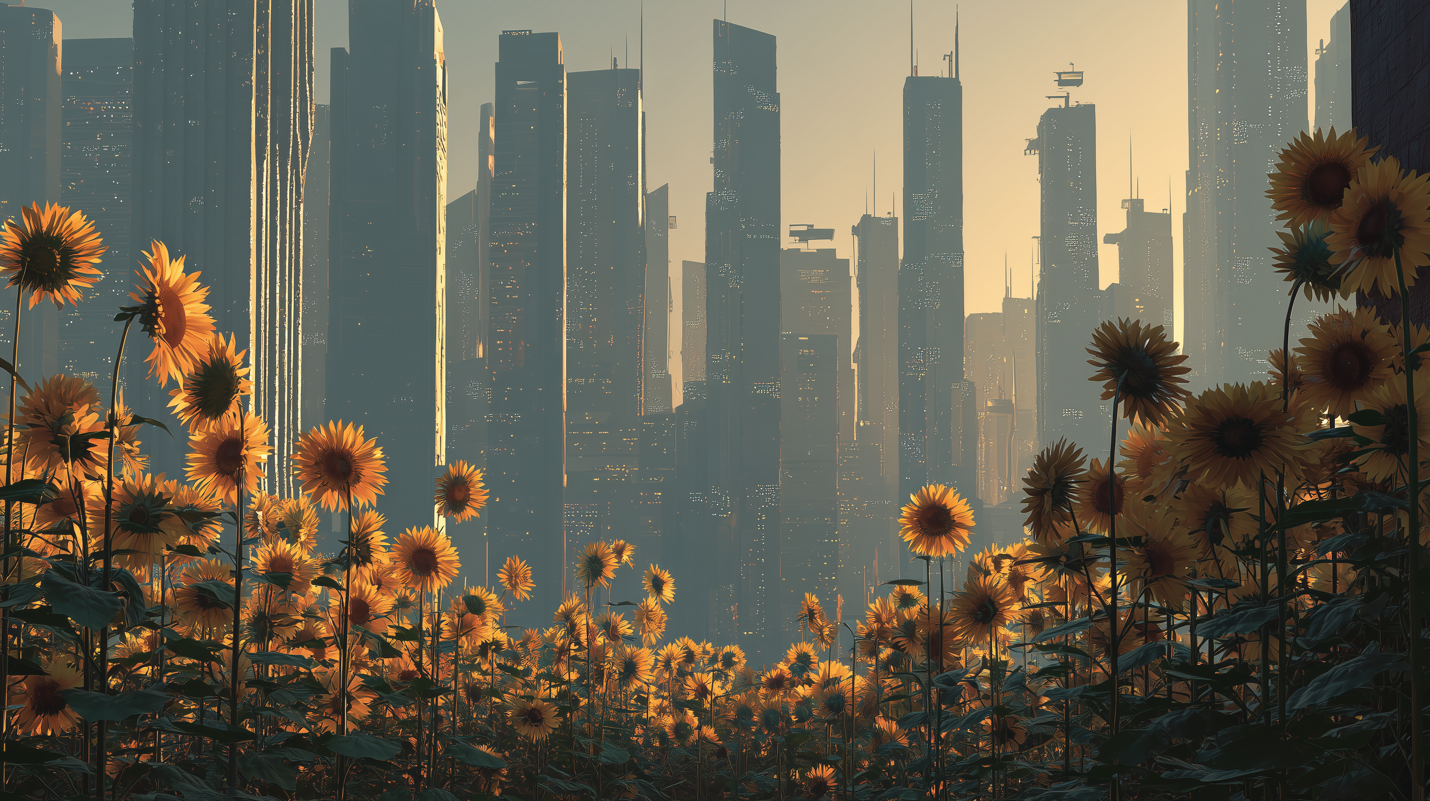 fond d'écran Tournesol 2560x1600 téléchargement gratuit