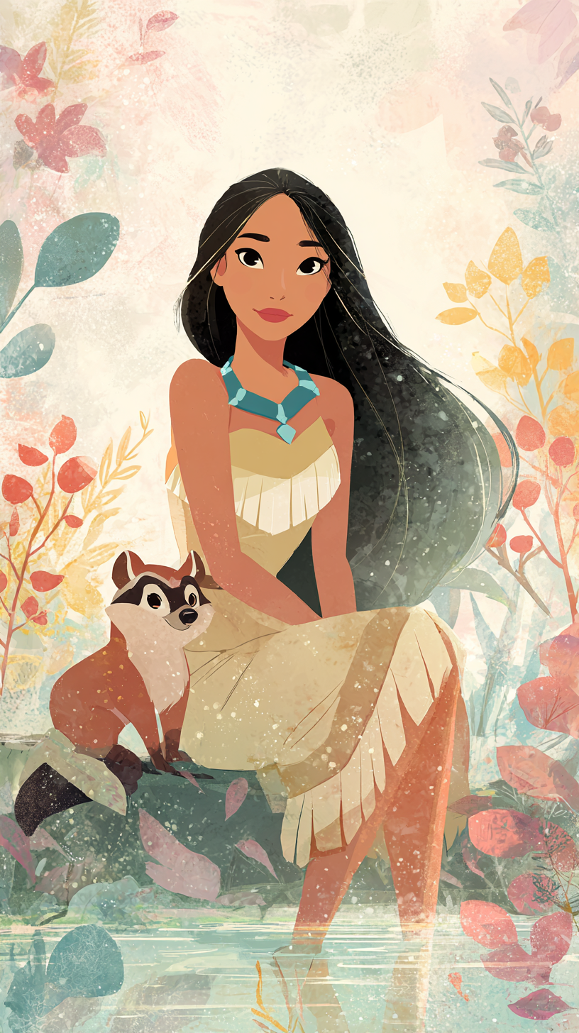 fond d'écran Pocahontas téléphone Motorola télécharger gratuit