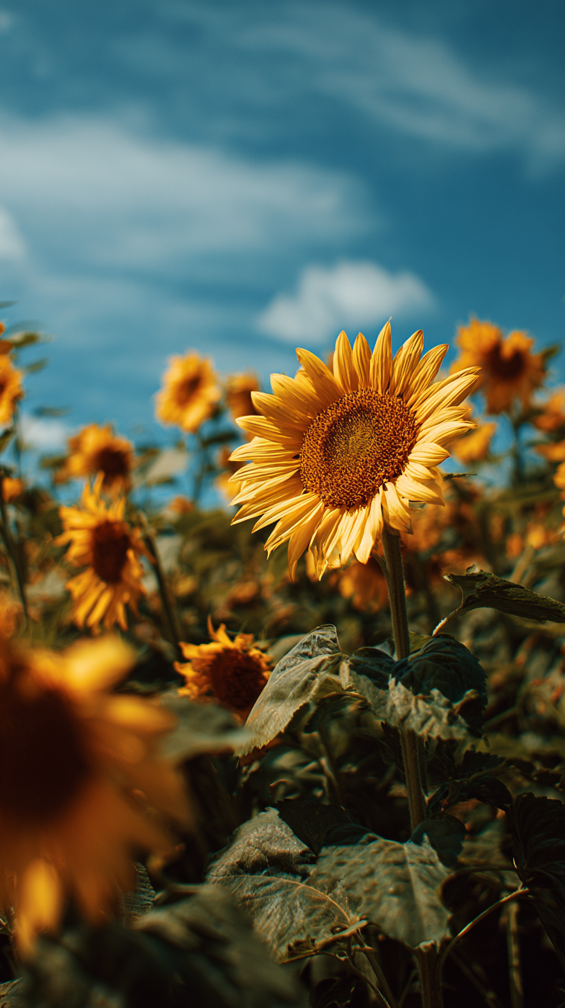 fond d'écran Tournesol téléphone OnePlus télécharger gratuit