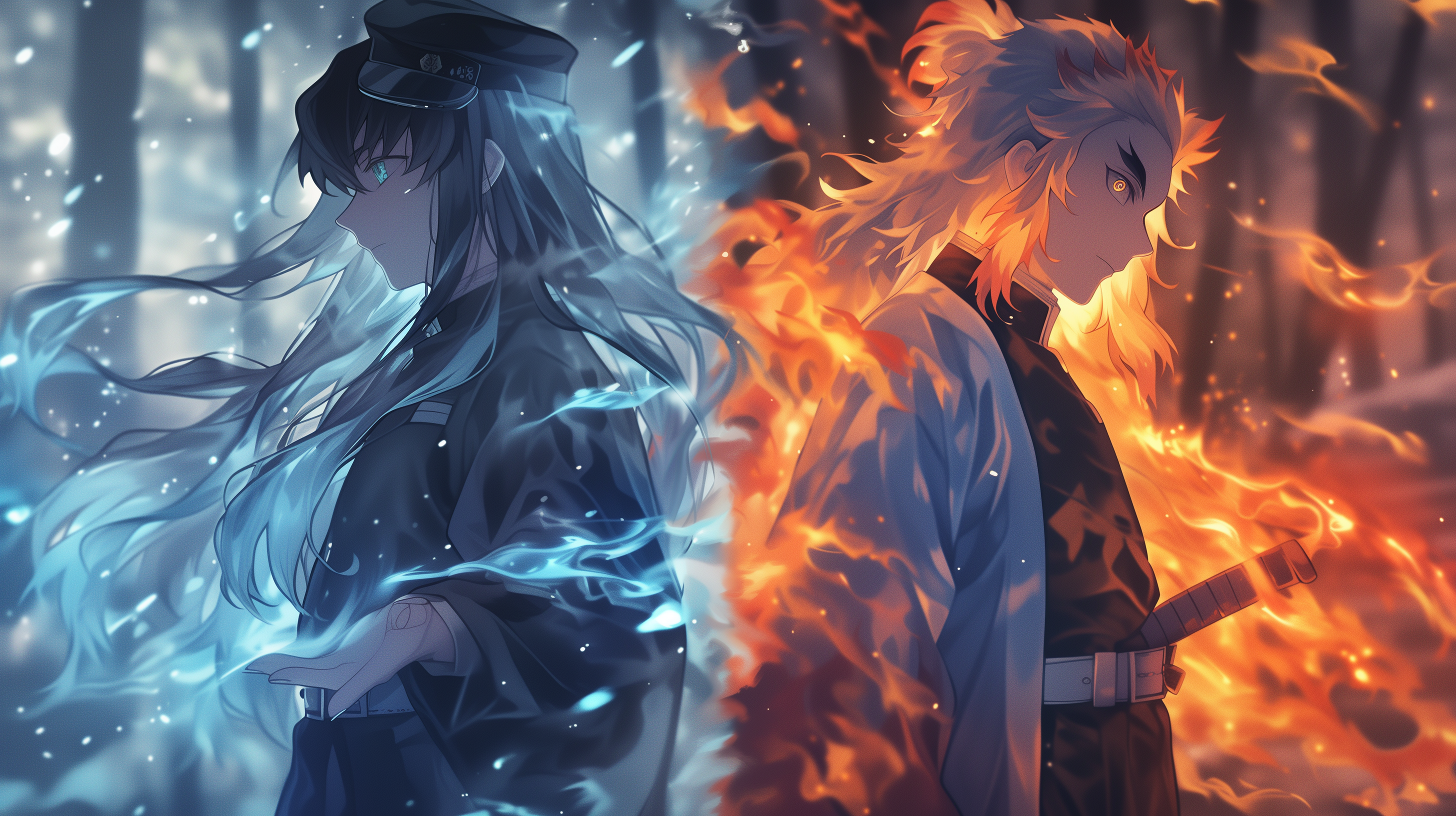 fond d'écran Rengoku Kyoujurou pc 2560x1600 téléchargement gratuit