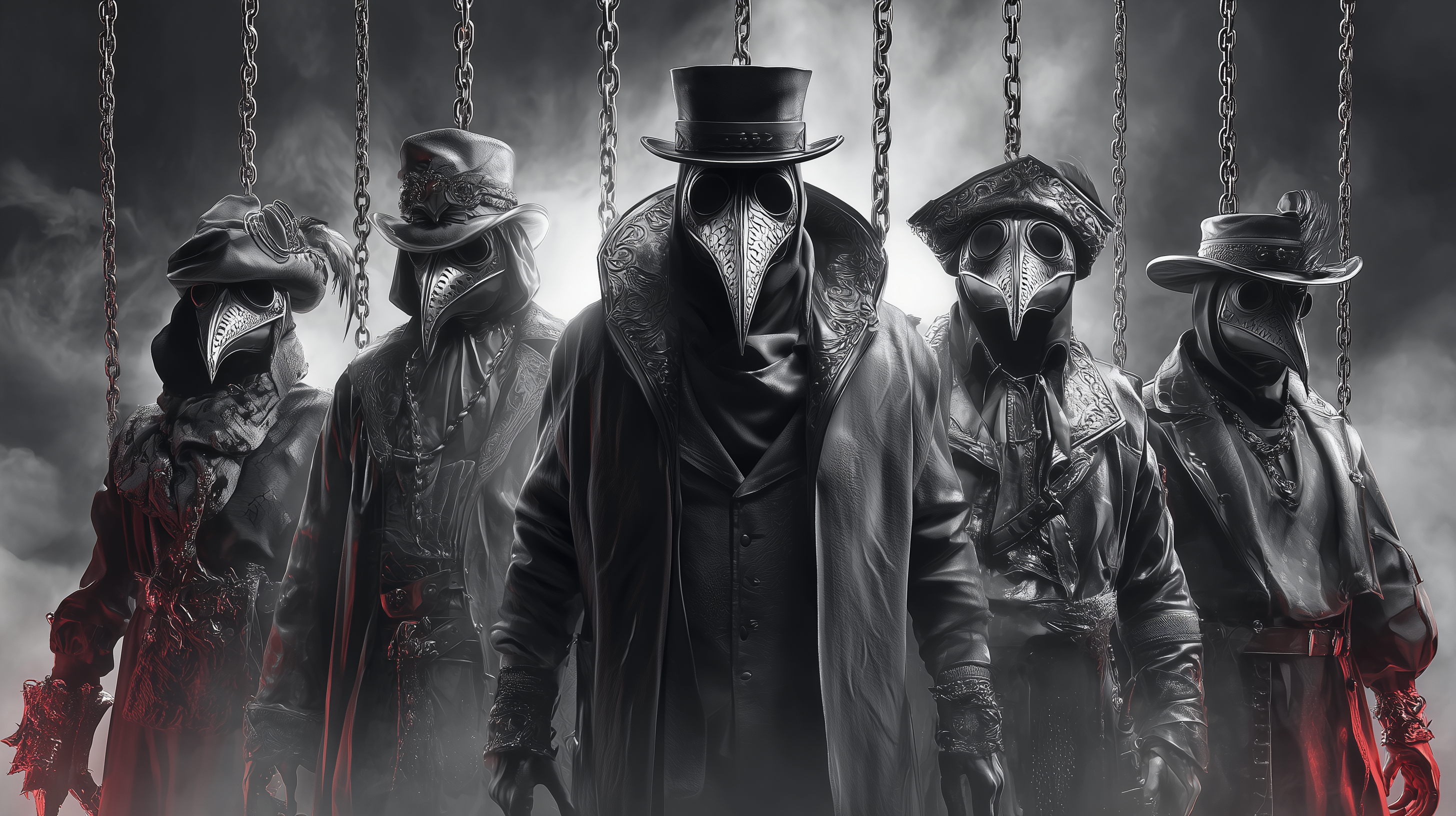 fond d'écran Plague doctor hd 1366x768 téléchargement gratuit