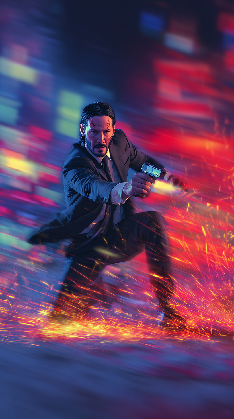 fond d'écran John Wick iphone 14 télécharger gratuit