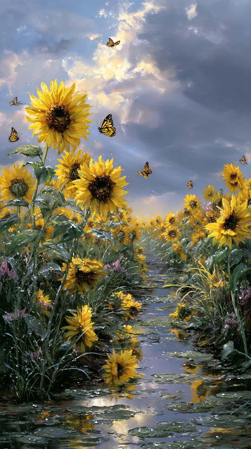 fond d'écran Tournesol pour tablette android gratuit télécharger gratuit