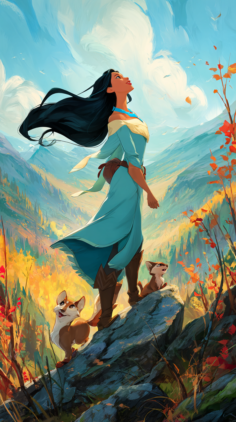 fond d'écran Pocahontas iphone gratuit