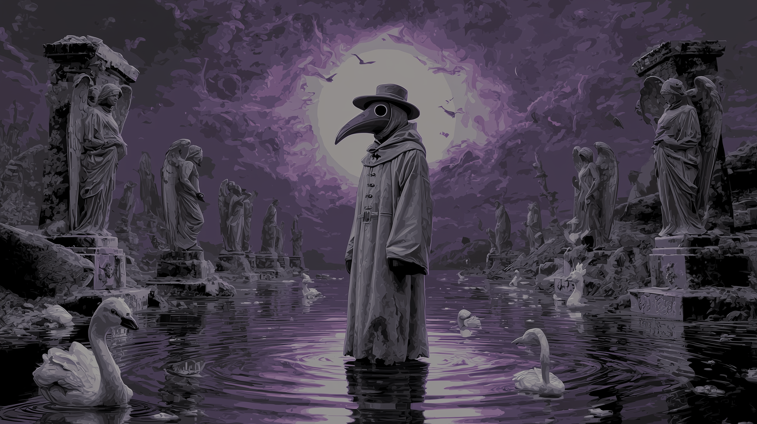 fond d'écran Plague doctor pc dell téléchargement gratuit