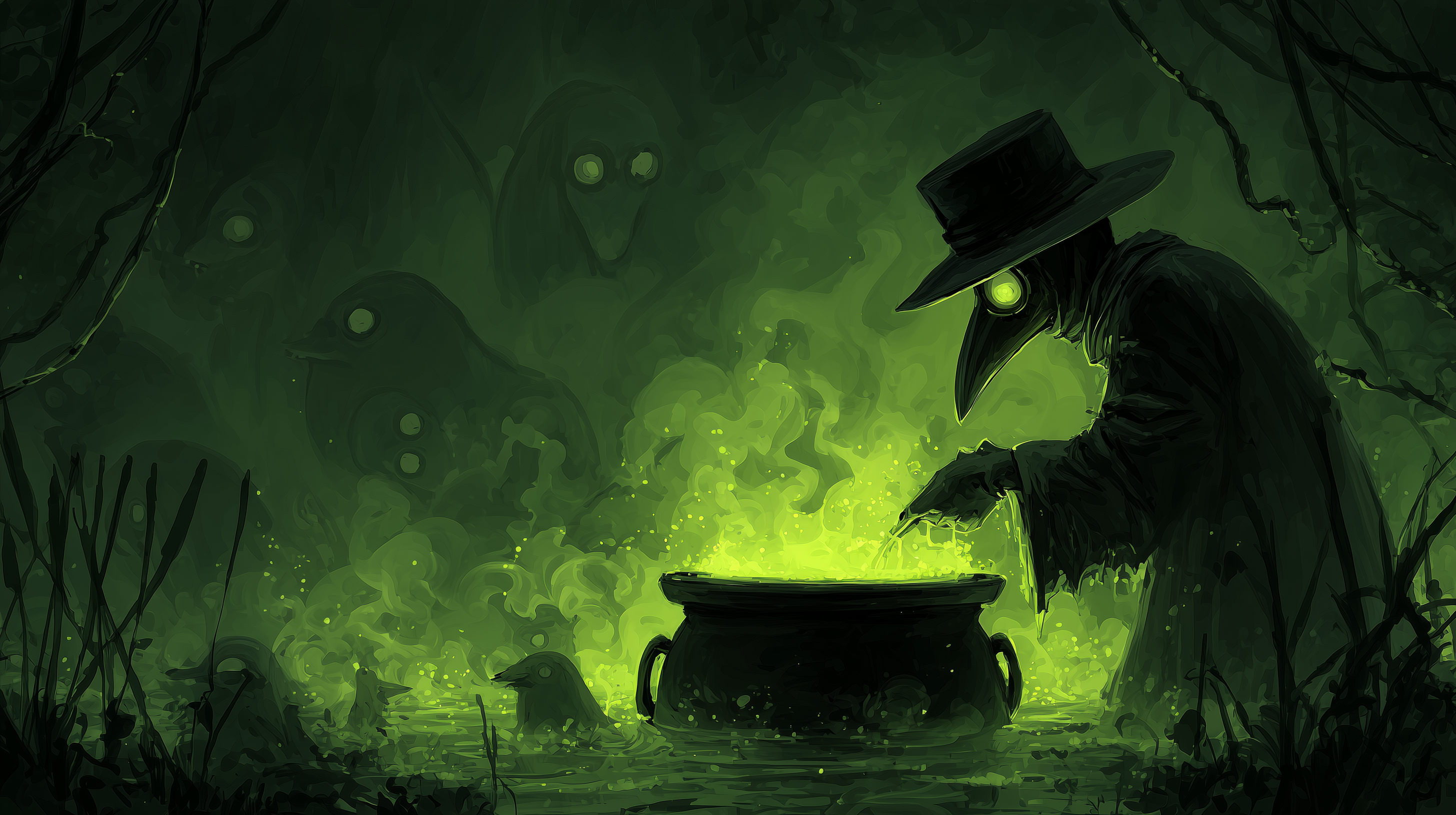 fond d'écran Plague doctor haute définition téléchargement gratuit