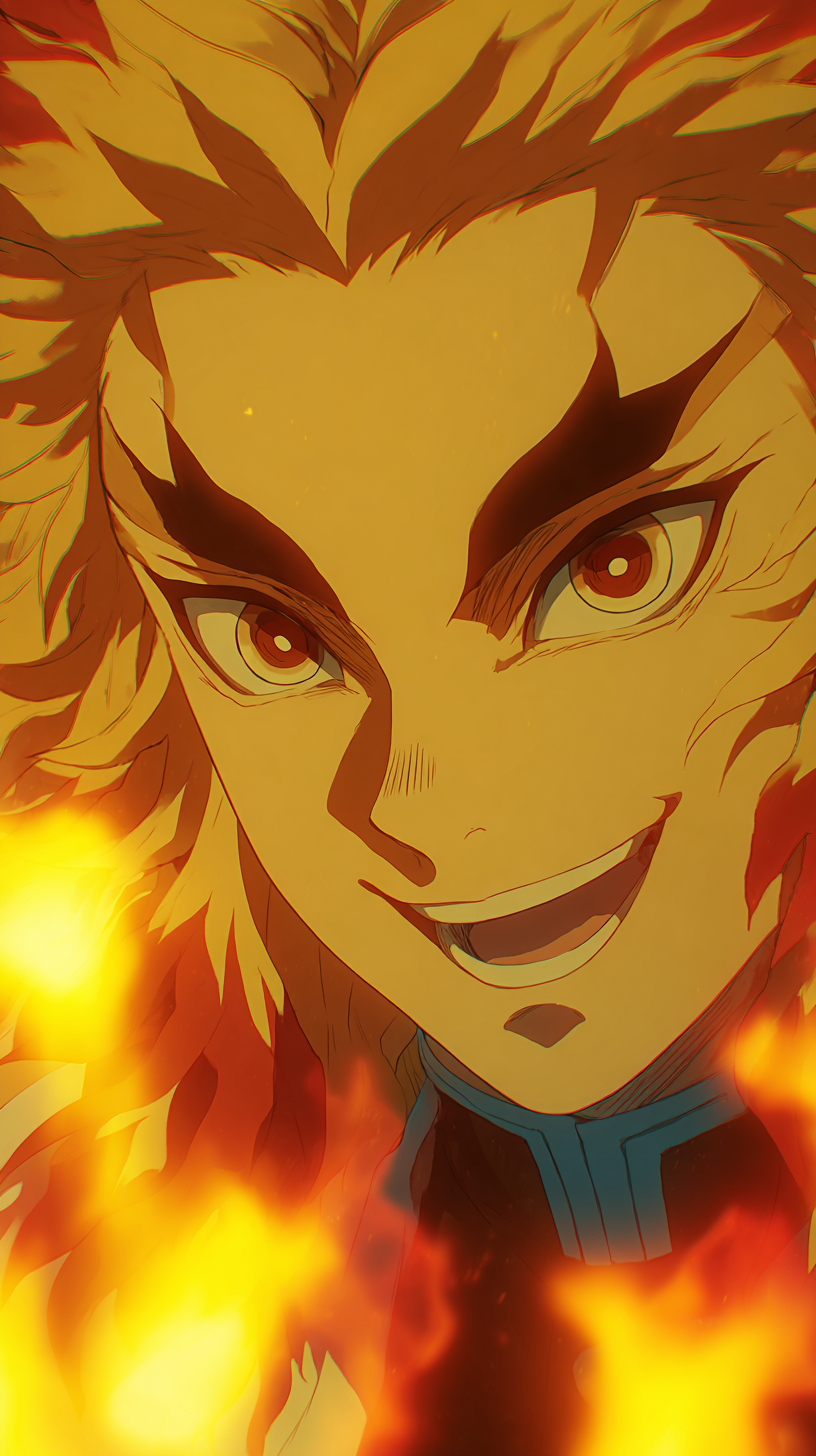 fond d'écran Rengoku Kyoujurou téléphone Motorola télécharger gratuit