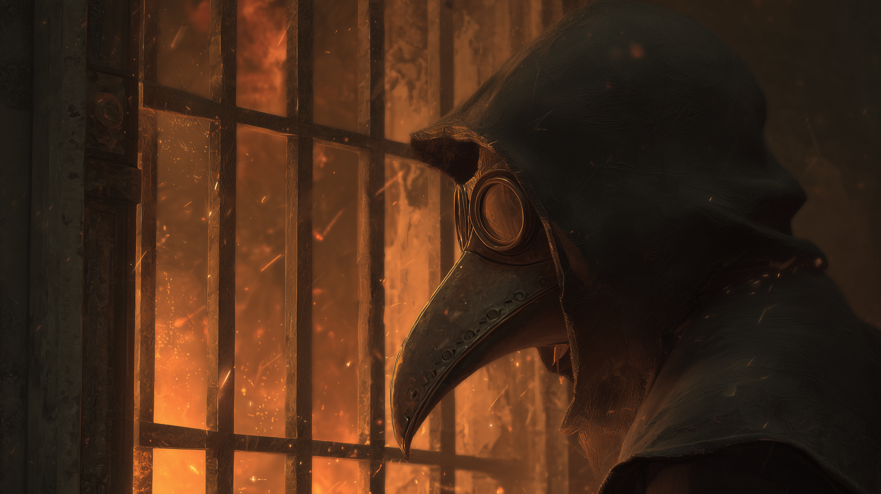 fond d'écran Plague doctor pc ultra hd 3840x2160 téléchargement gratuit