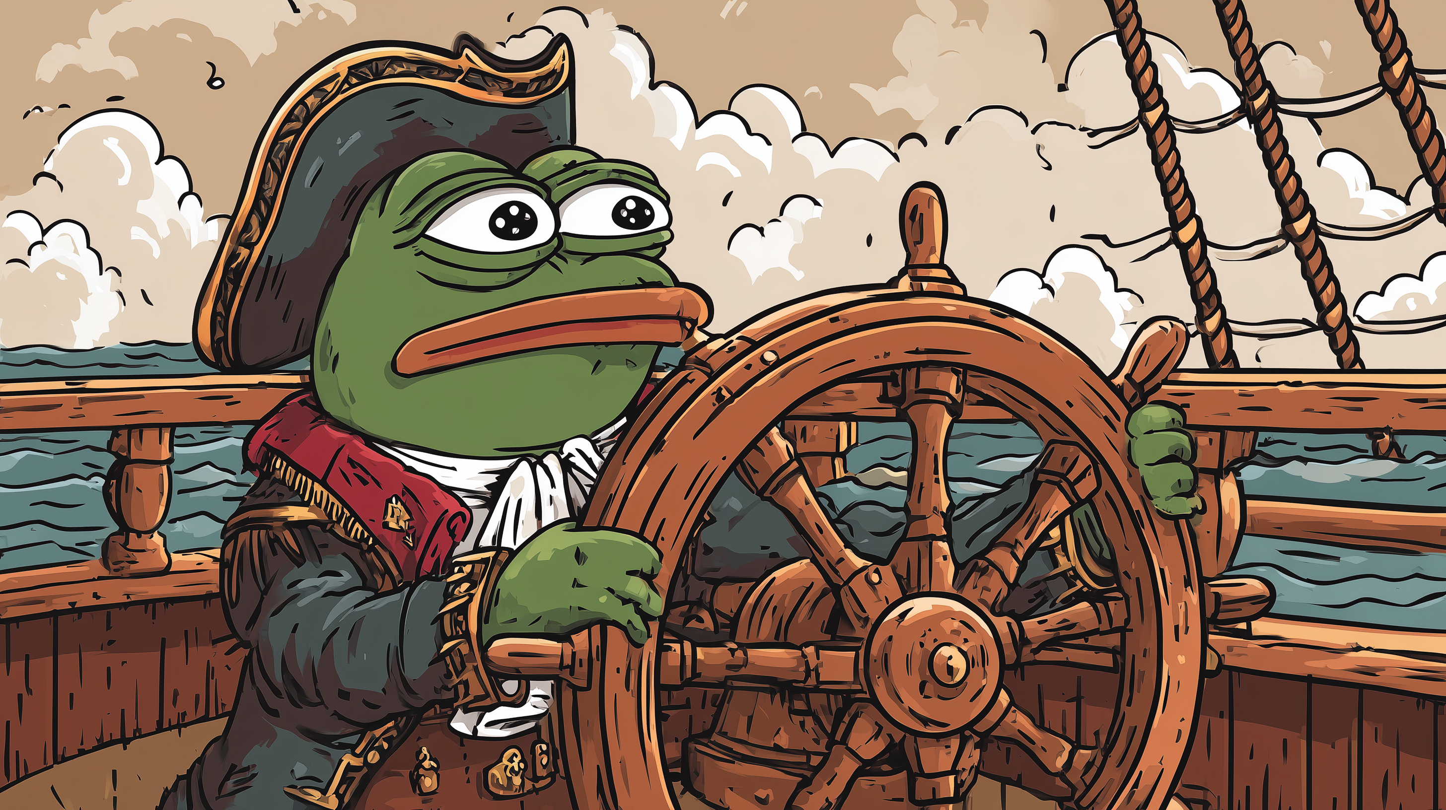 fond d'écran Pepe the Frog 3840x1440 téléchargement gratuit