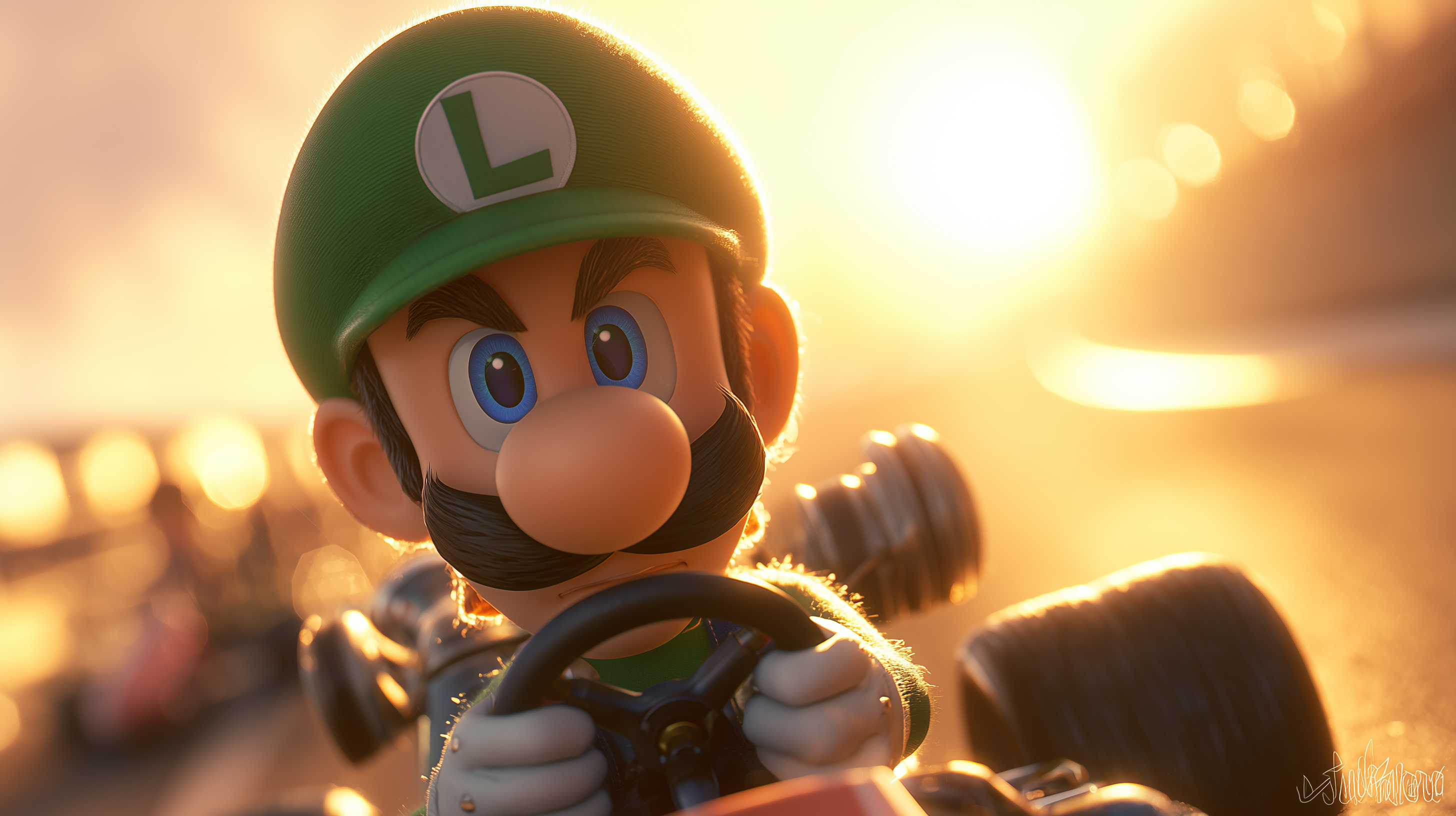 fond d'écran Luigi pc 1920x1080 téléchargement gratuit